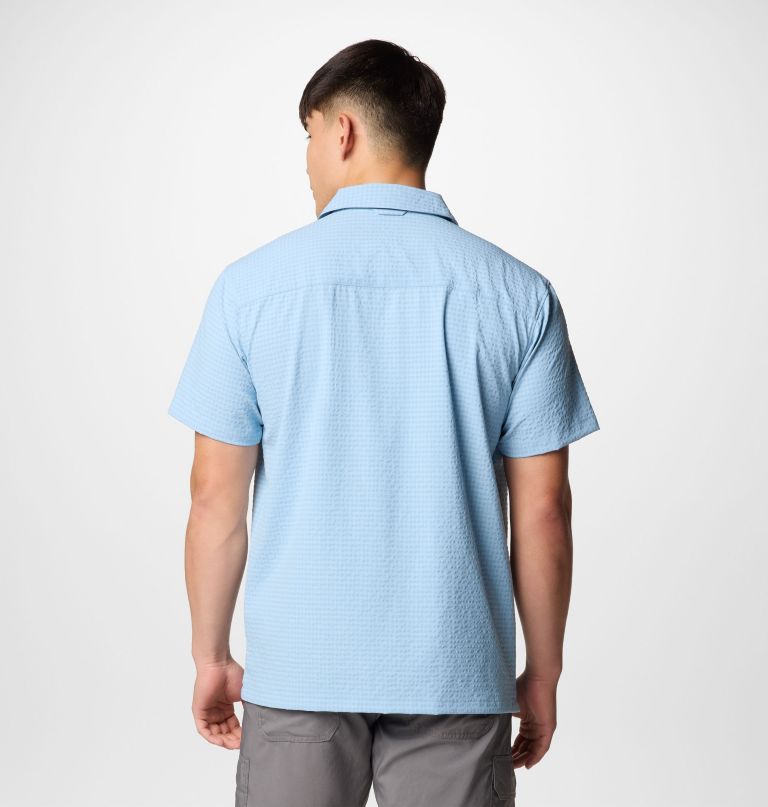 men utilizer short sleeve camp shirt