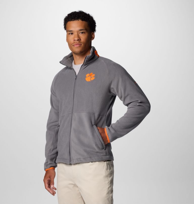 men collegiate flanker iv fleece jacket - clemson