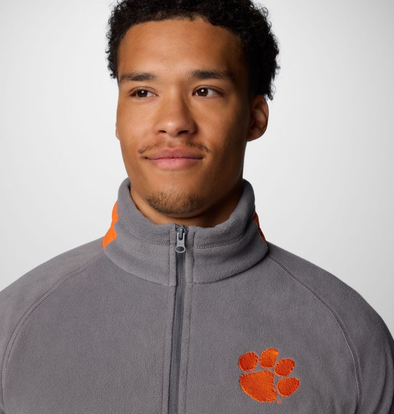 men collegiate flanker iv fleece jacket - clemson