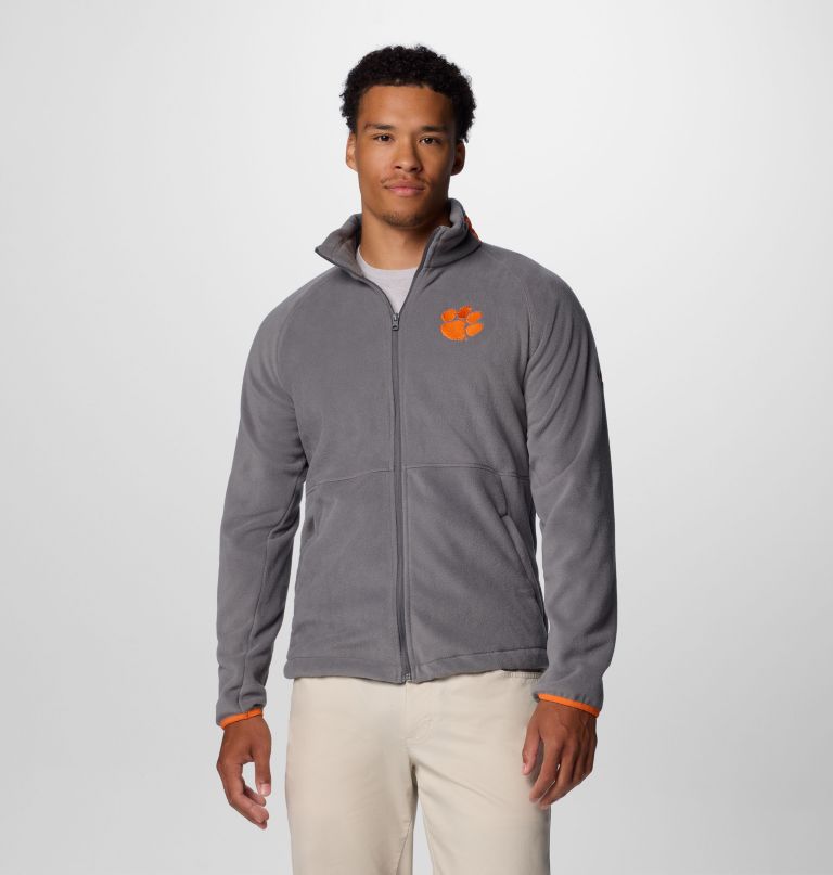 men collegiate flanker iv fleece jacket - clemson