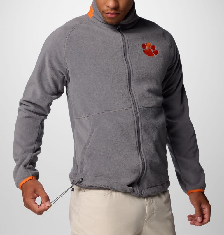 men collegiate flanker iv fleece jacket - clemson