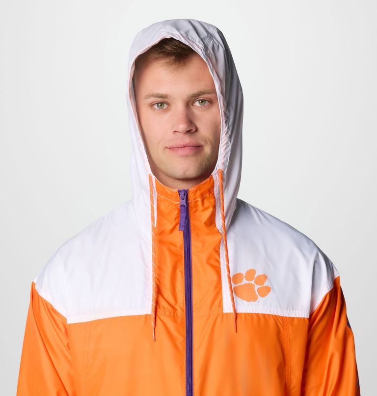 men collegiate flash challenger ii windbreaker - clemson