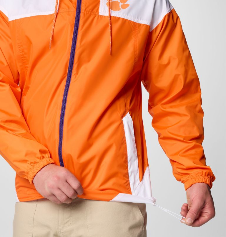 men collegiate flash challenger ii windbreaker - clemson