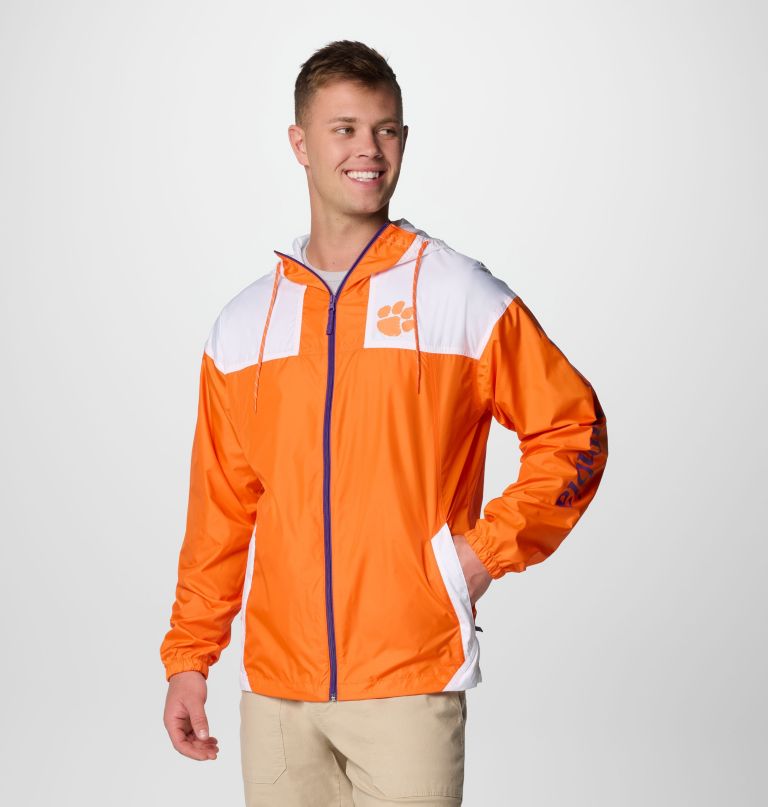 men collegiate flash challenger ii windbreaker - clemson
