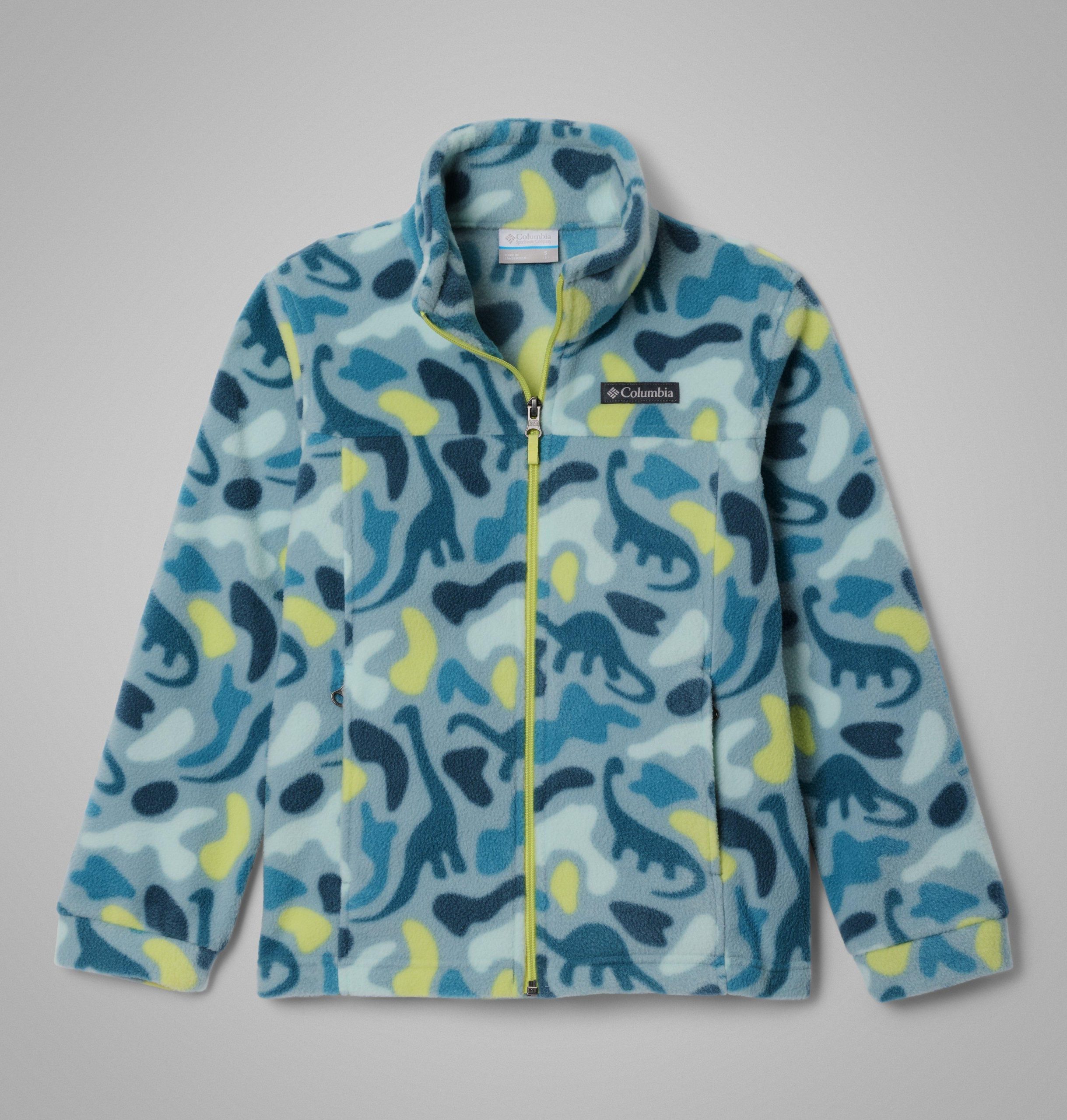 zing iii fleecejack met print voor jongens