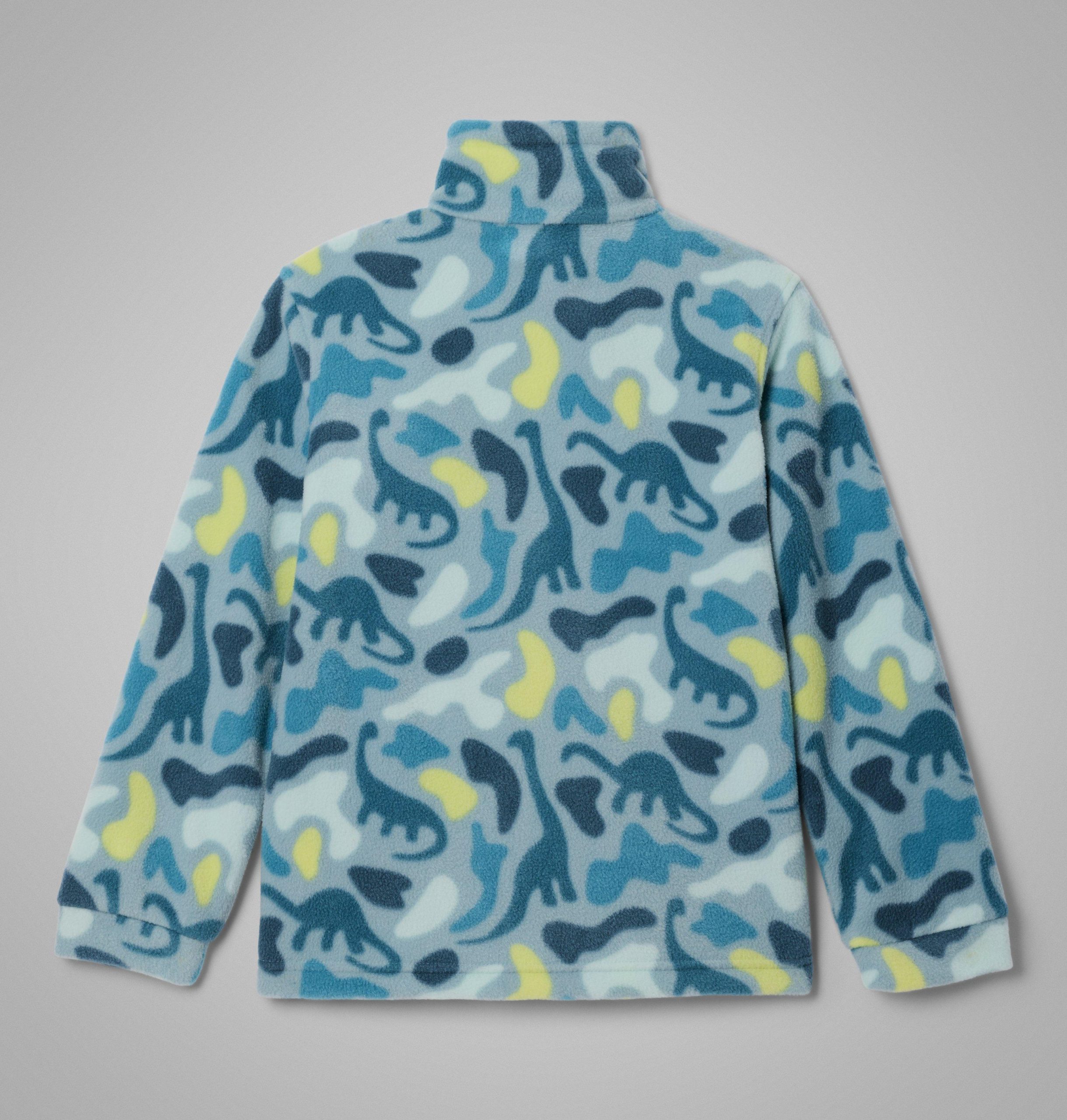 zing iii fleecejack met print voor jongens