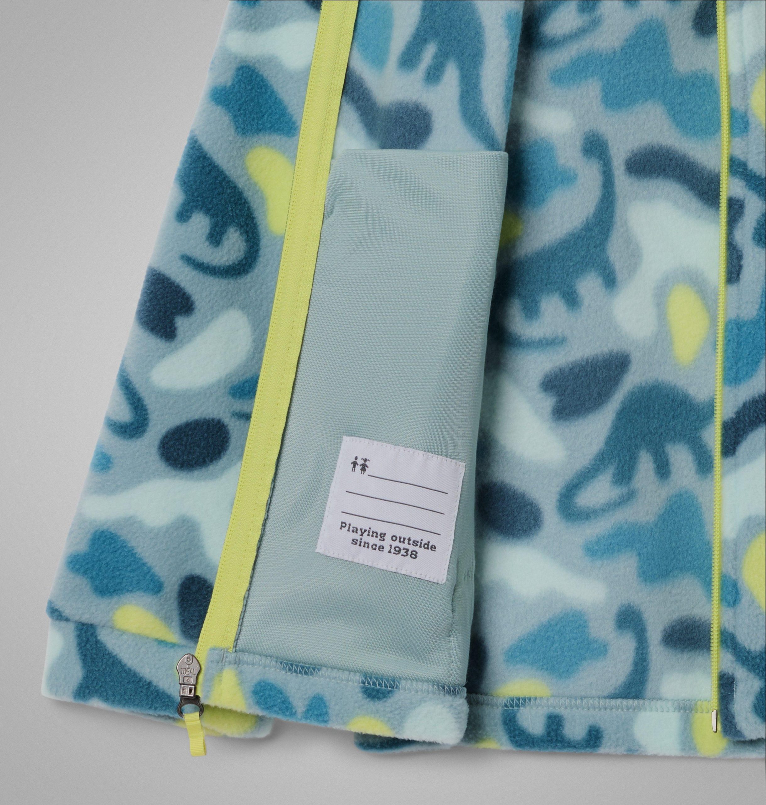 zing iii fleecejack met print voor jongens