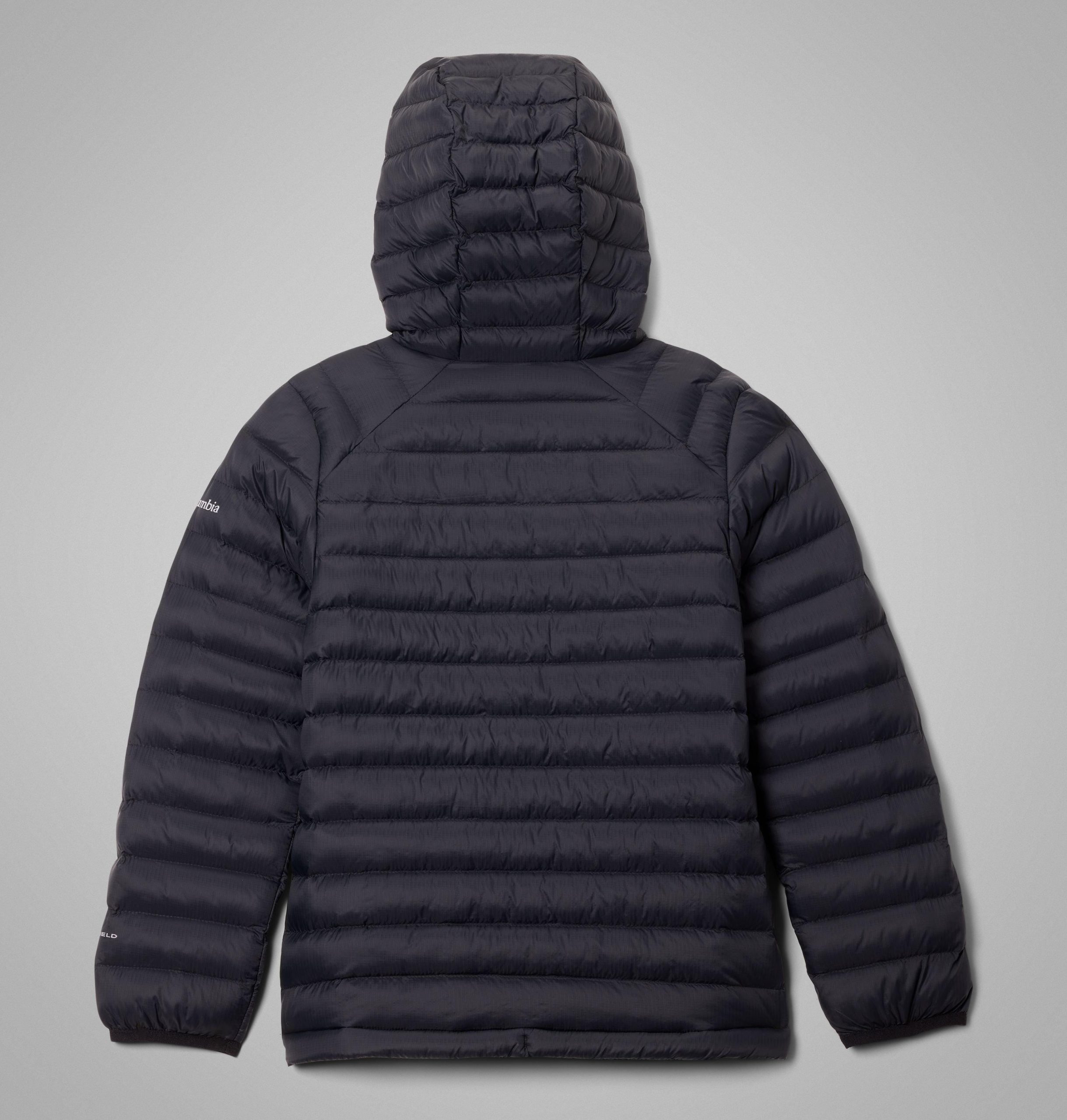 kinderjas met capuchon en poederpas