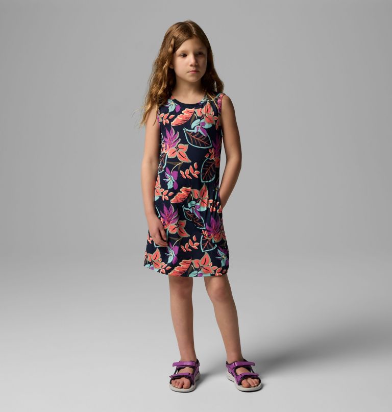 girls chill river printed dress