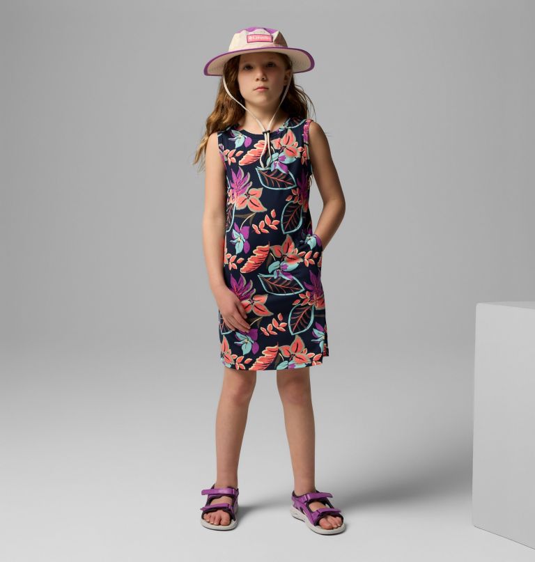 girls chill river printed dress