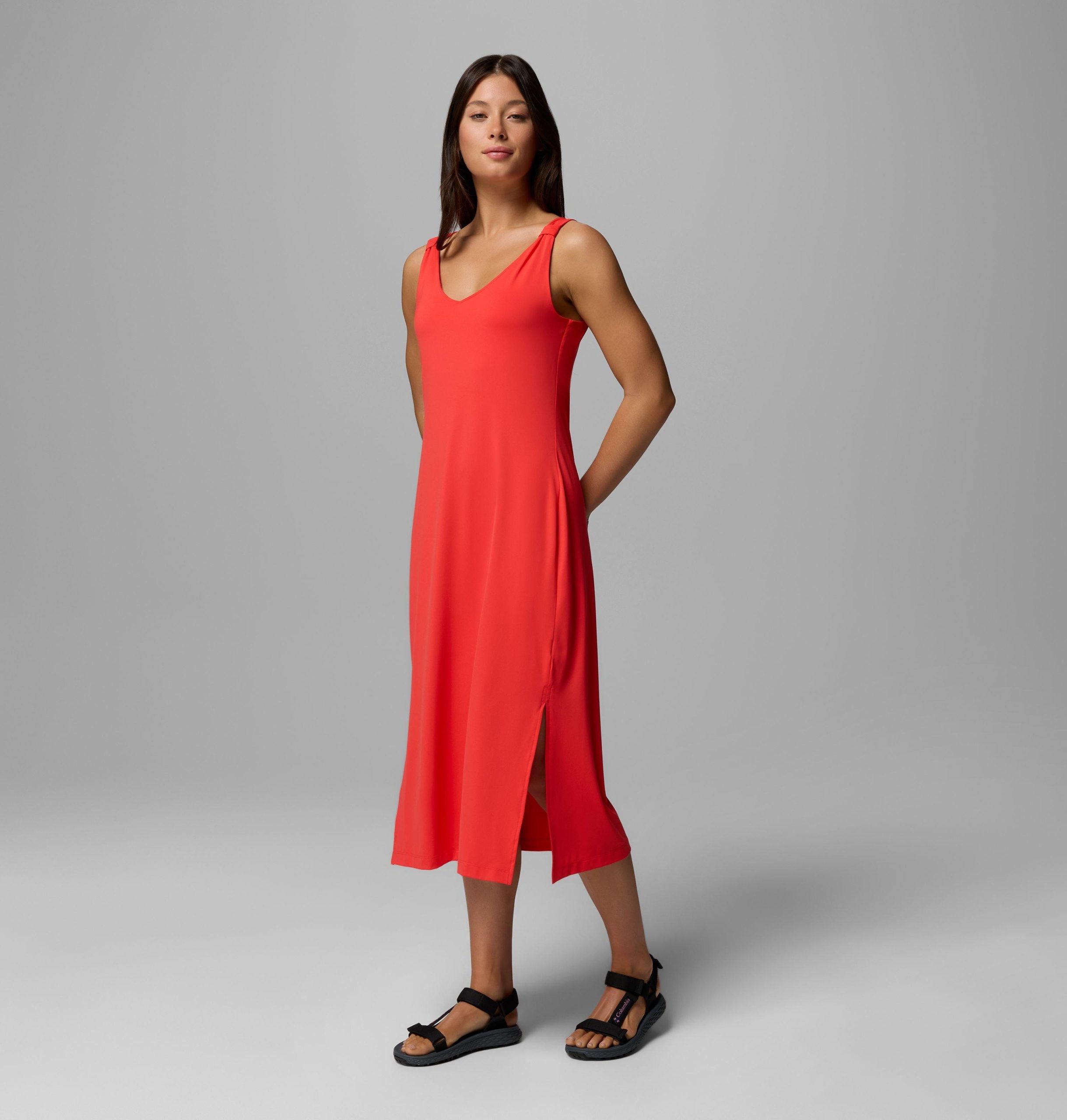 dames chill river midi jurk