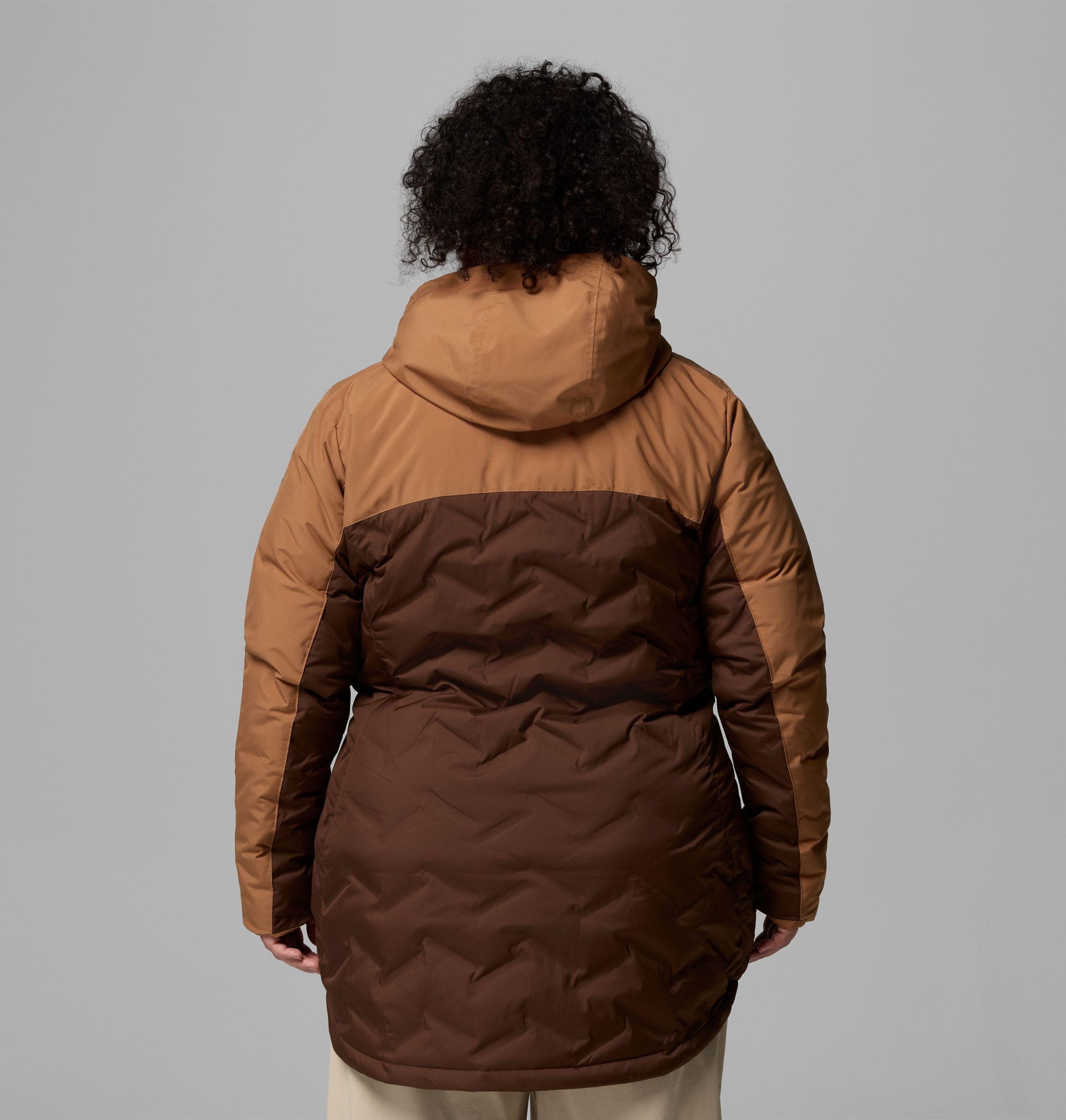 dames mountain croo iii mid down jacket - plus size