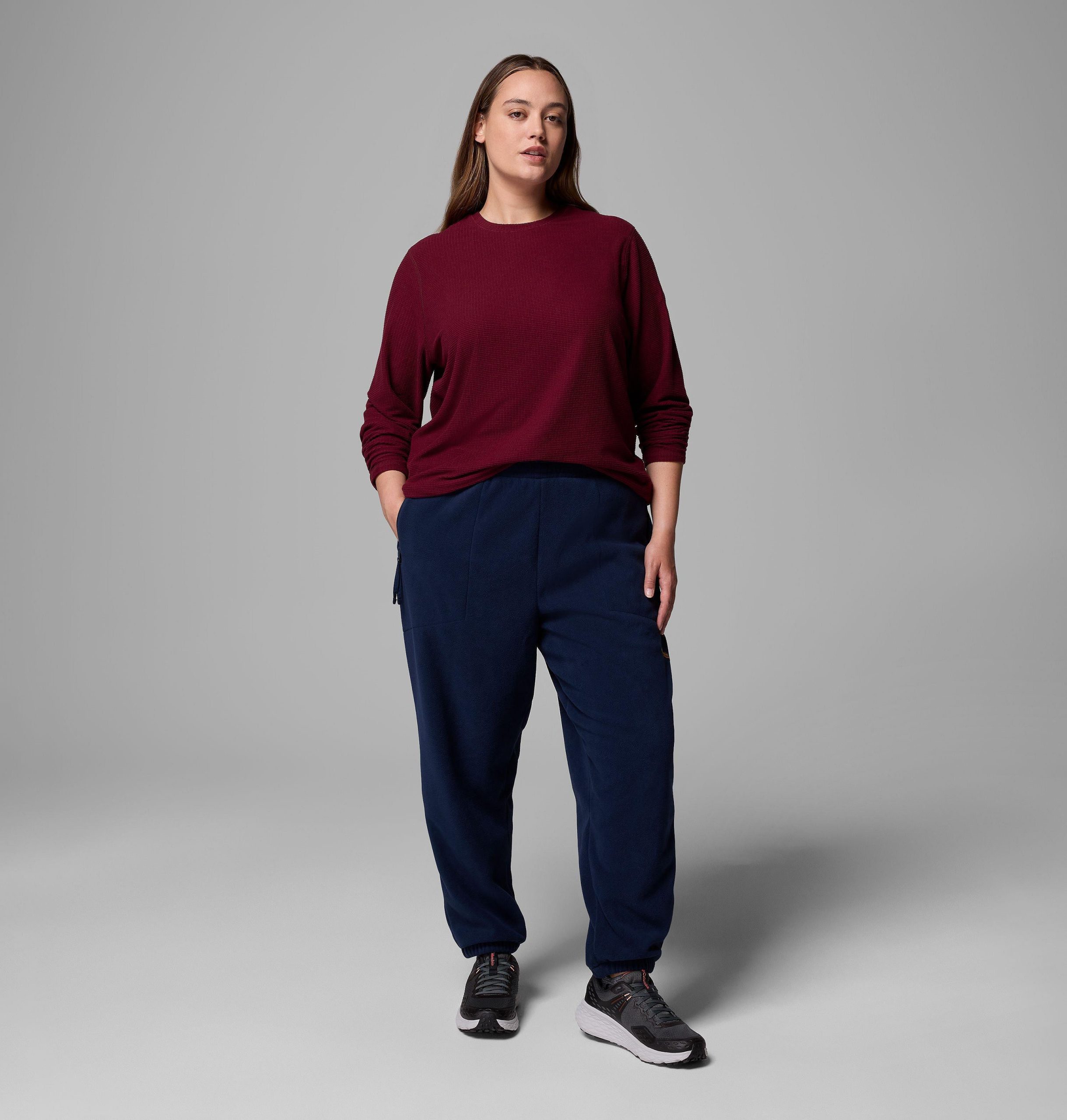 sequoia grove fleecebroek voor dames - plus size