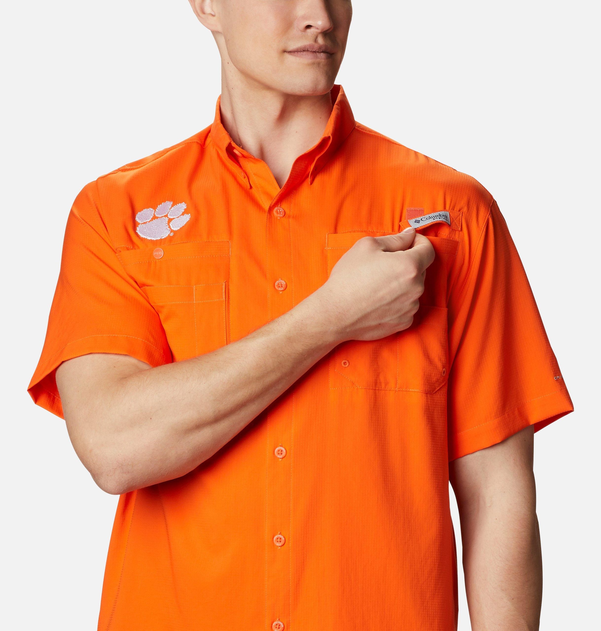 heren pfg tamiami shirt met korte mouwen - clemson
