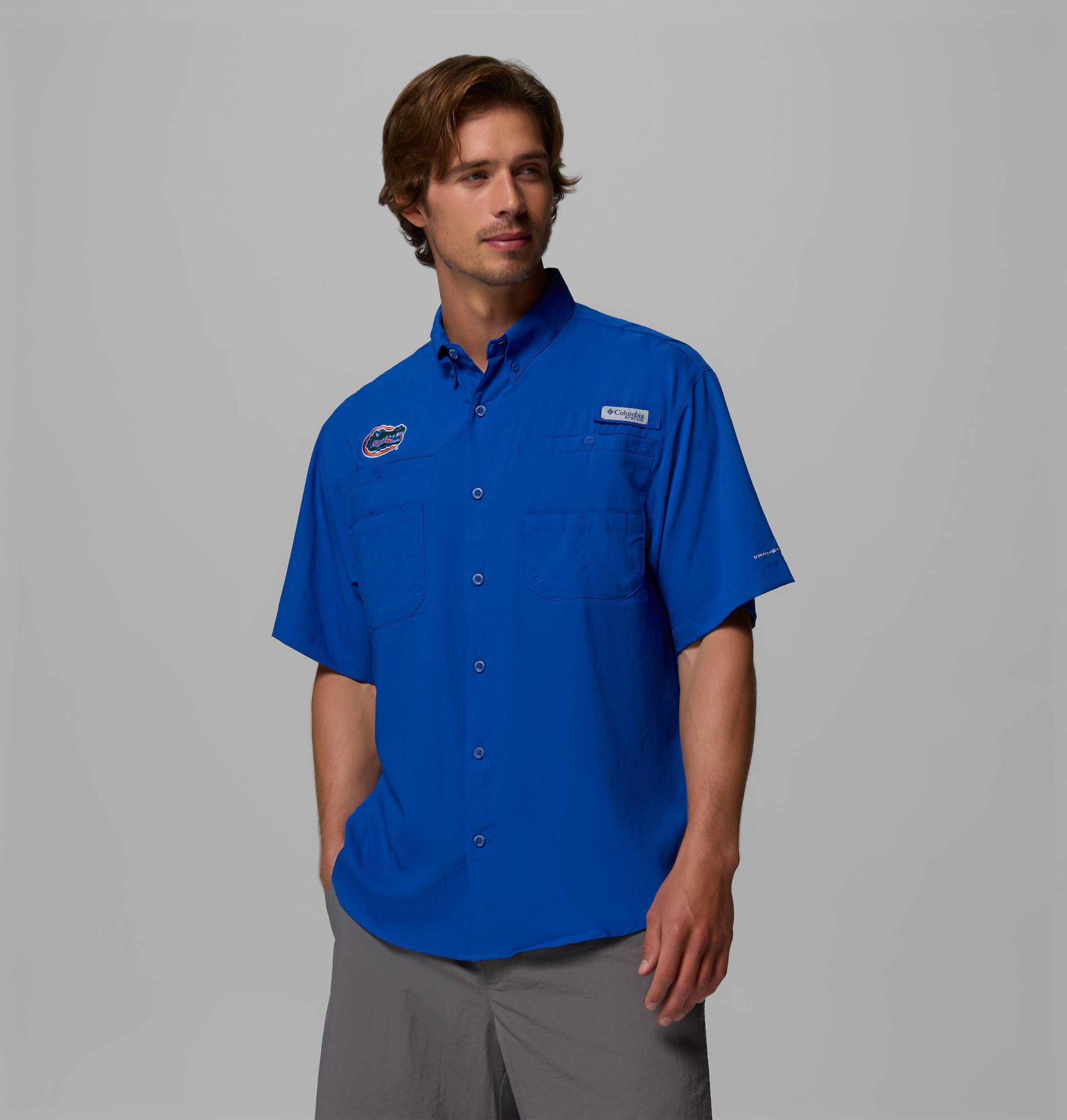 heren pfg tamiami shirt met korte mouwen - florida