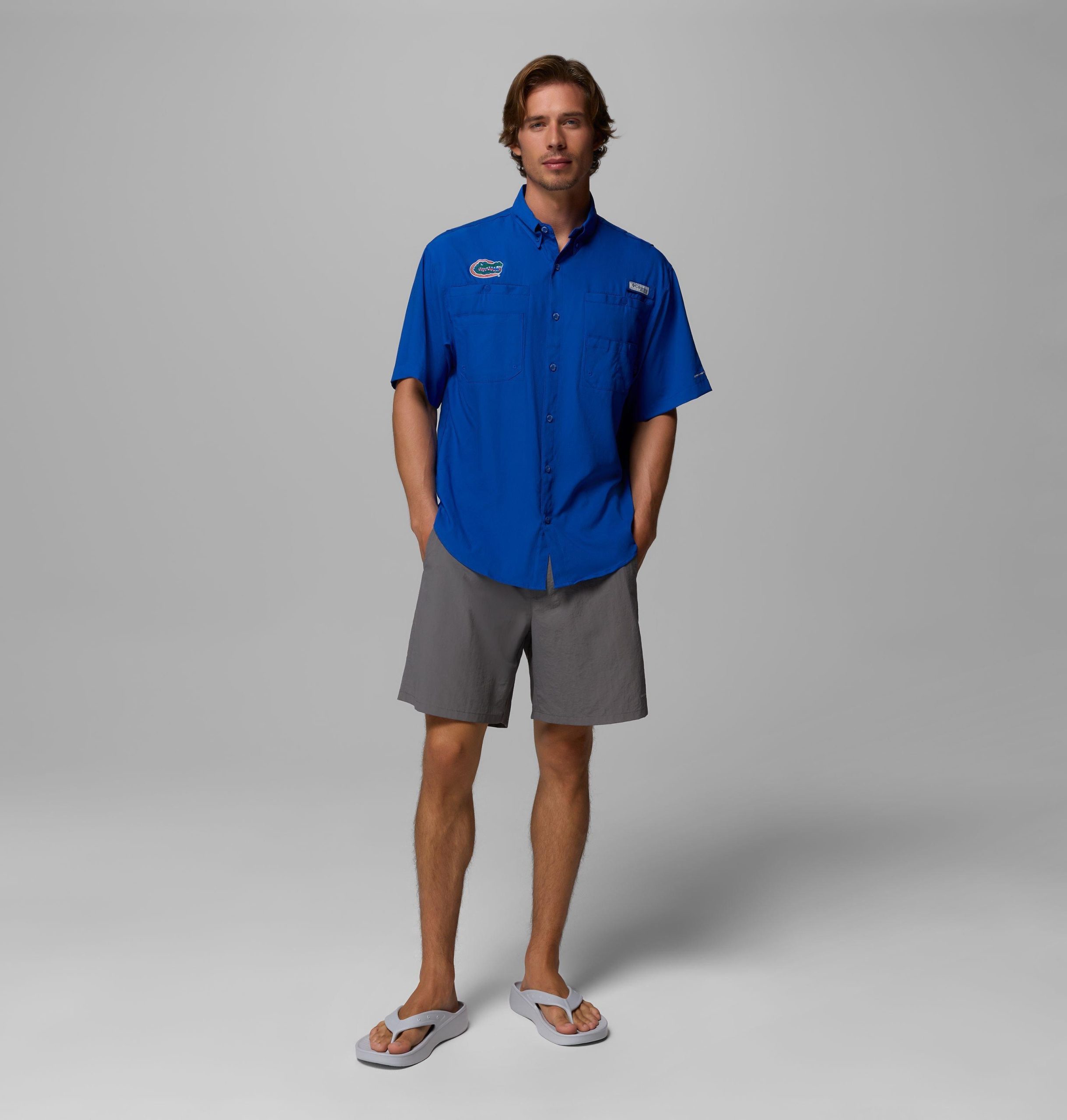 heren pfg tamiami shirt met korte mouwen - florida