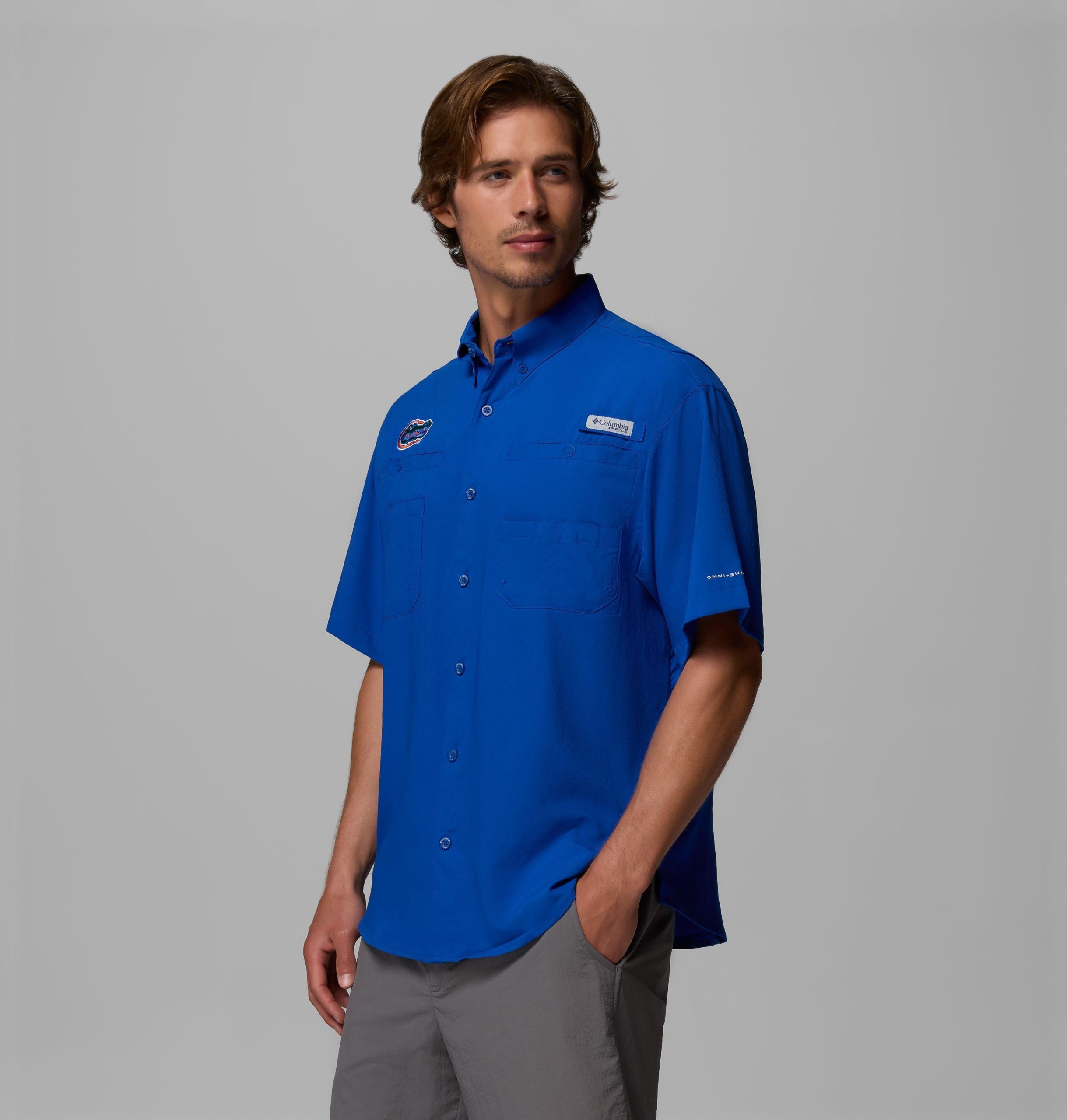 heren pfg tamiami shirt met korte mouwen - florida