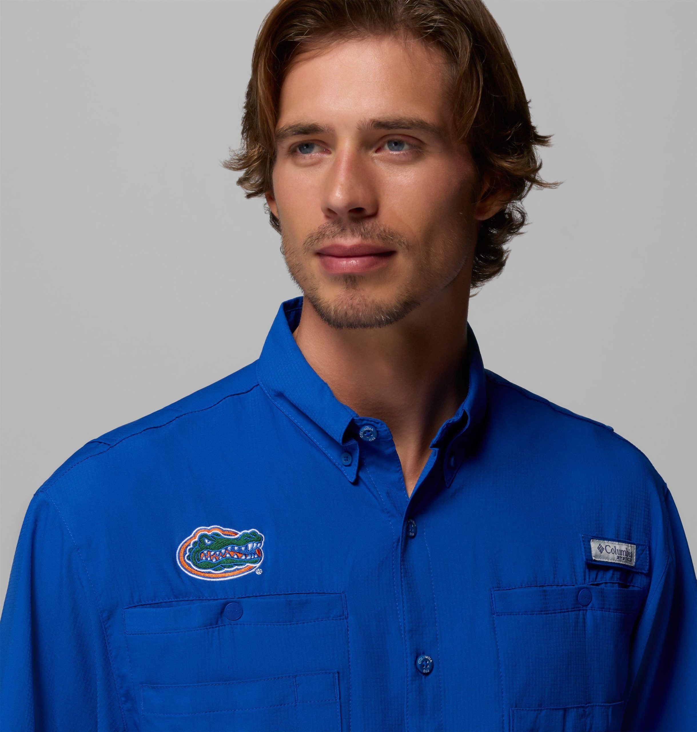 heren pfg tamiami shirt met korte mouwen - florida