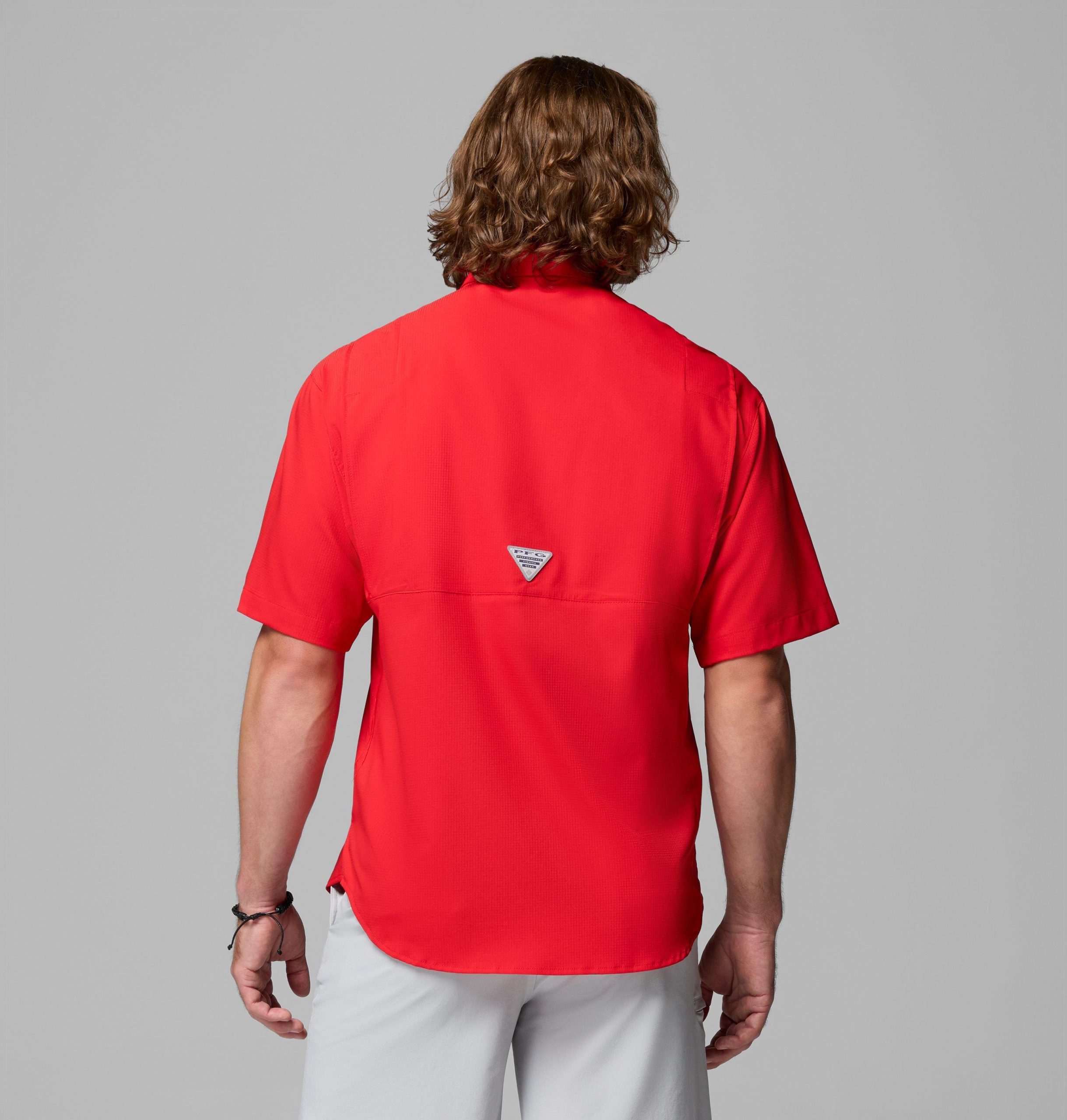 heren pfg tamiami shirt met korte mouwen - georgia