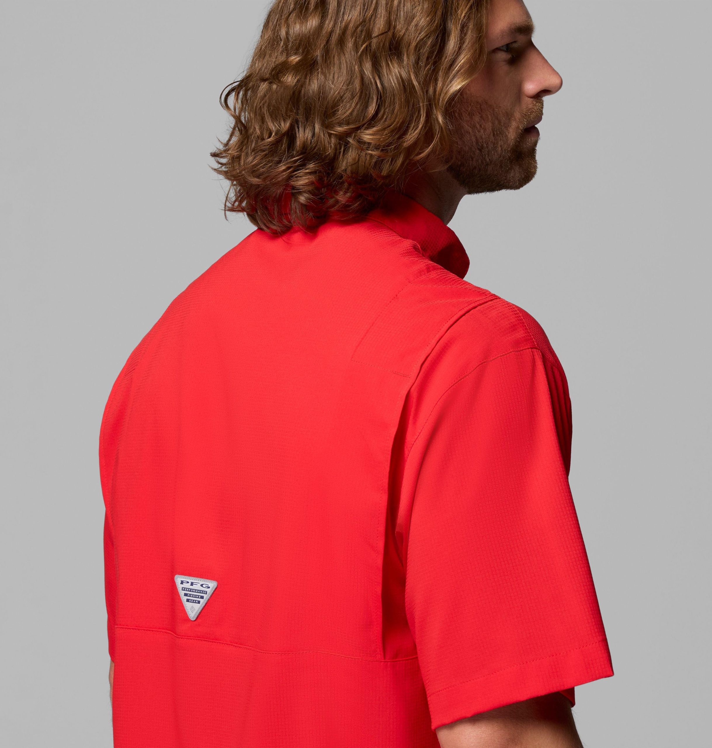 heren pfg tamiami shirt met korte mouwen - georgia