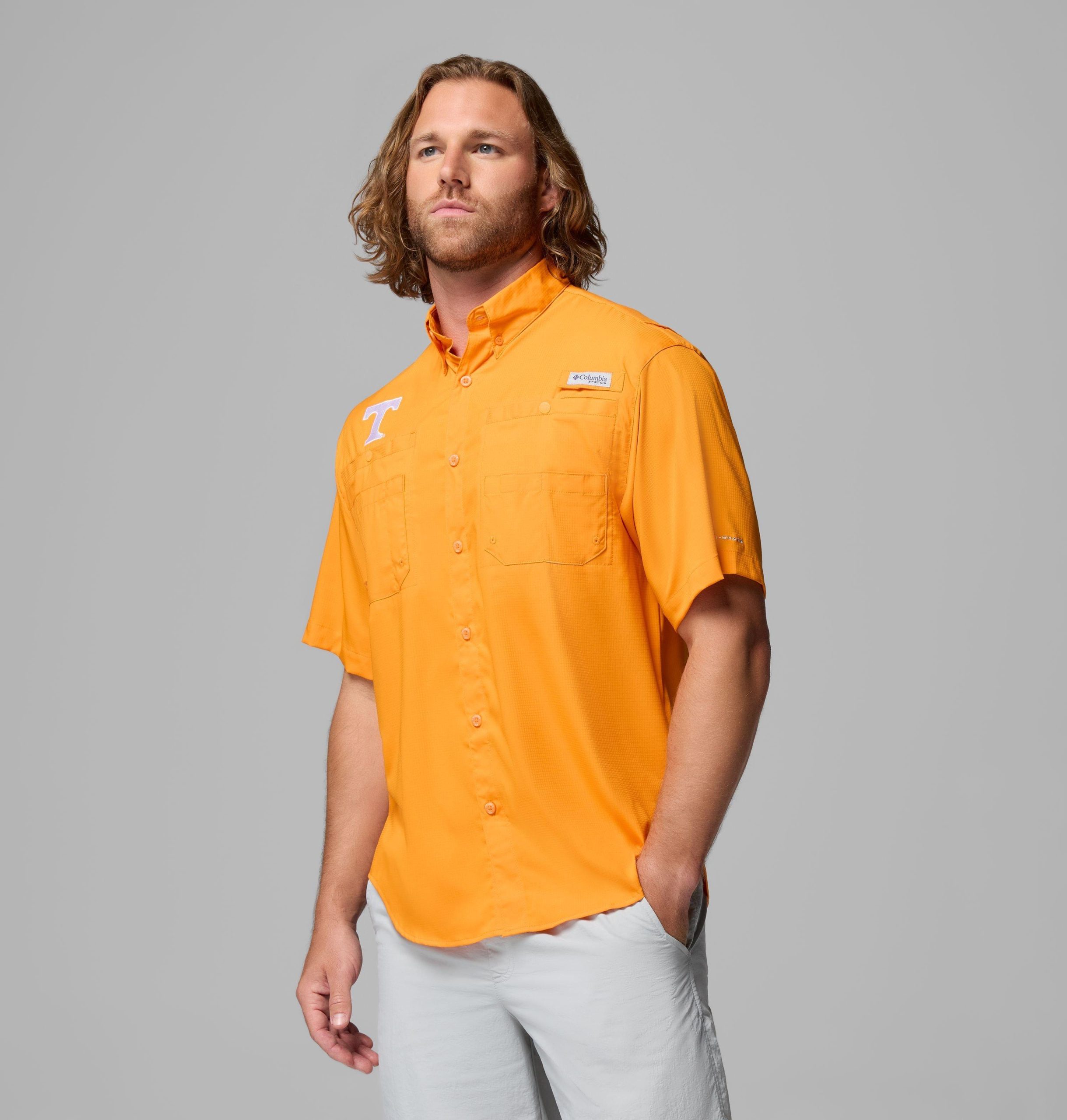 heren pfg tamiami shirt met korte mouwen - tennessee