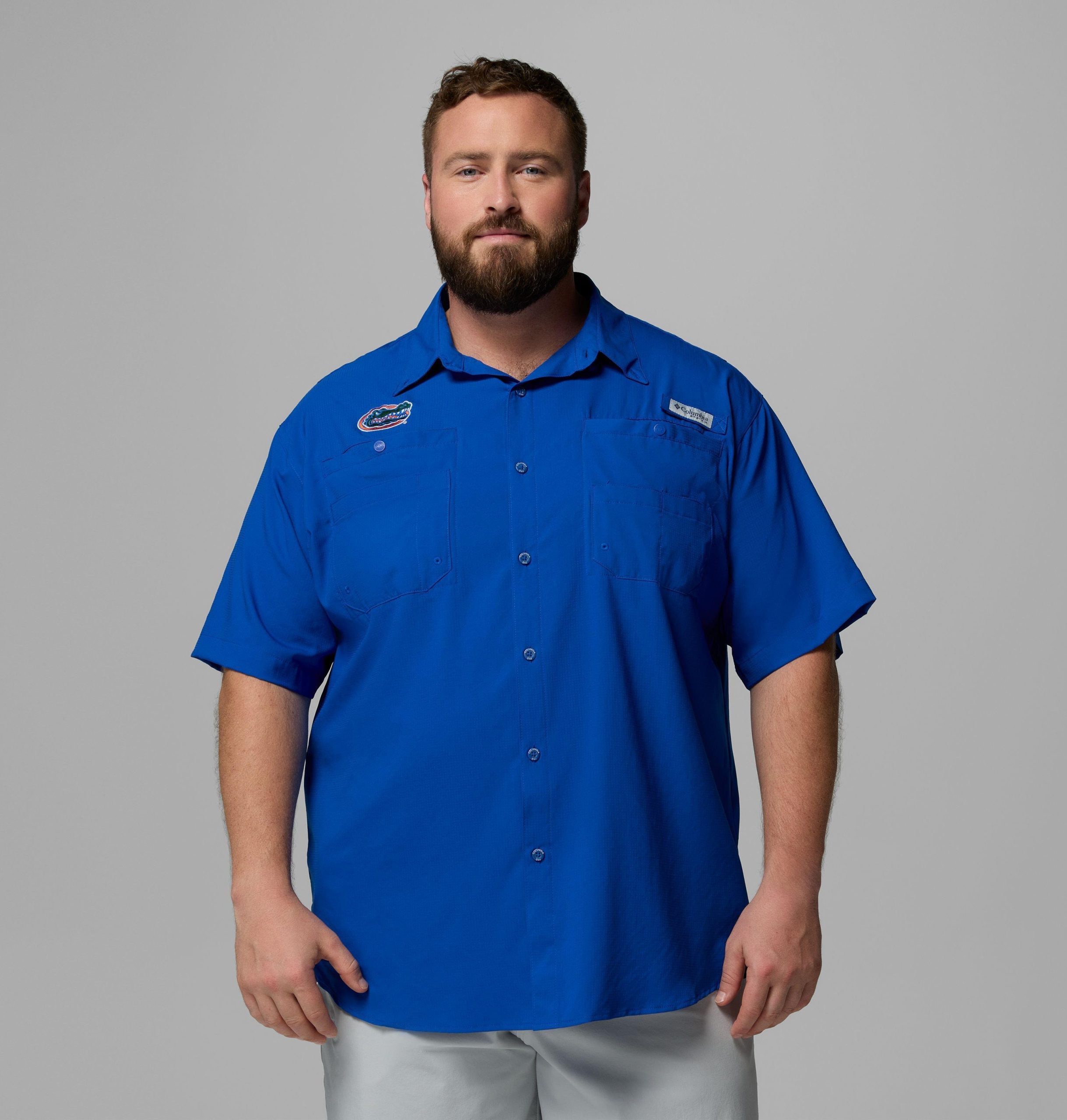 heren pfg tamiami shirt met korte mouwen - grote maat - florida