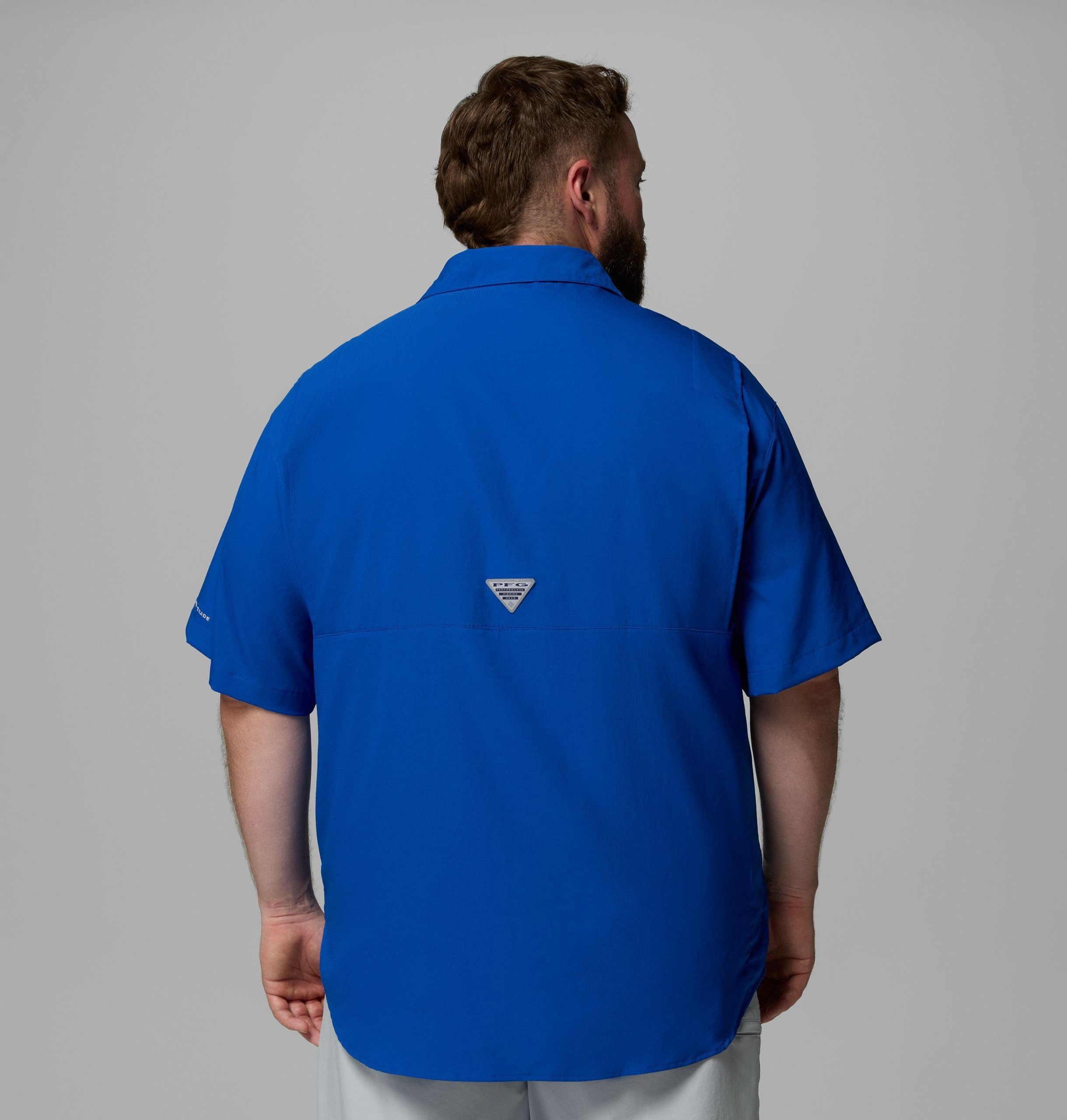 heren pfg tamiami shirt met korte mouwen - grote maat - florida