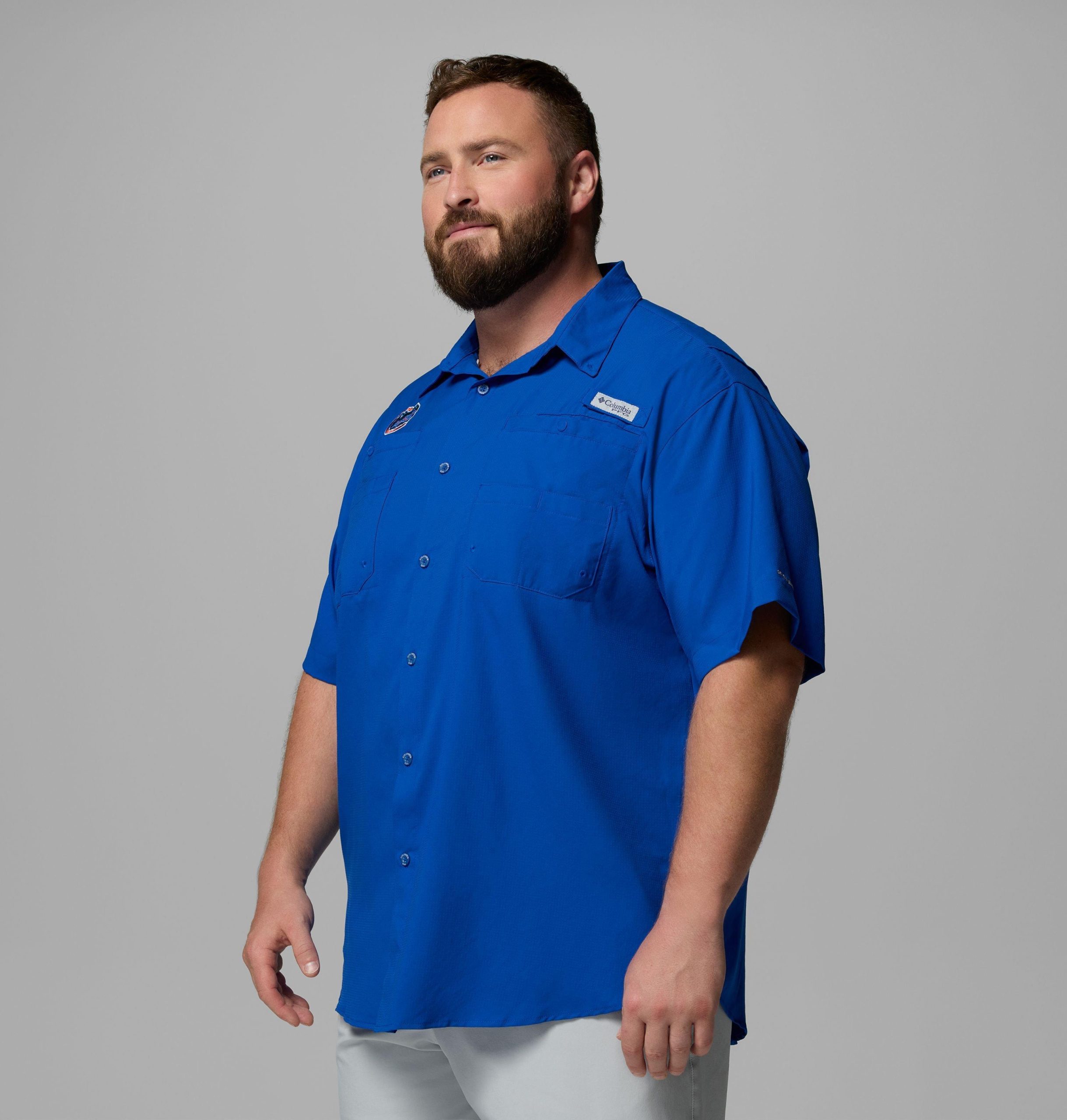 heren pfg tamiami shirt met korte mouwen - grote maat - florida