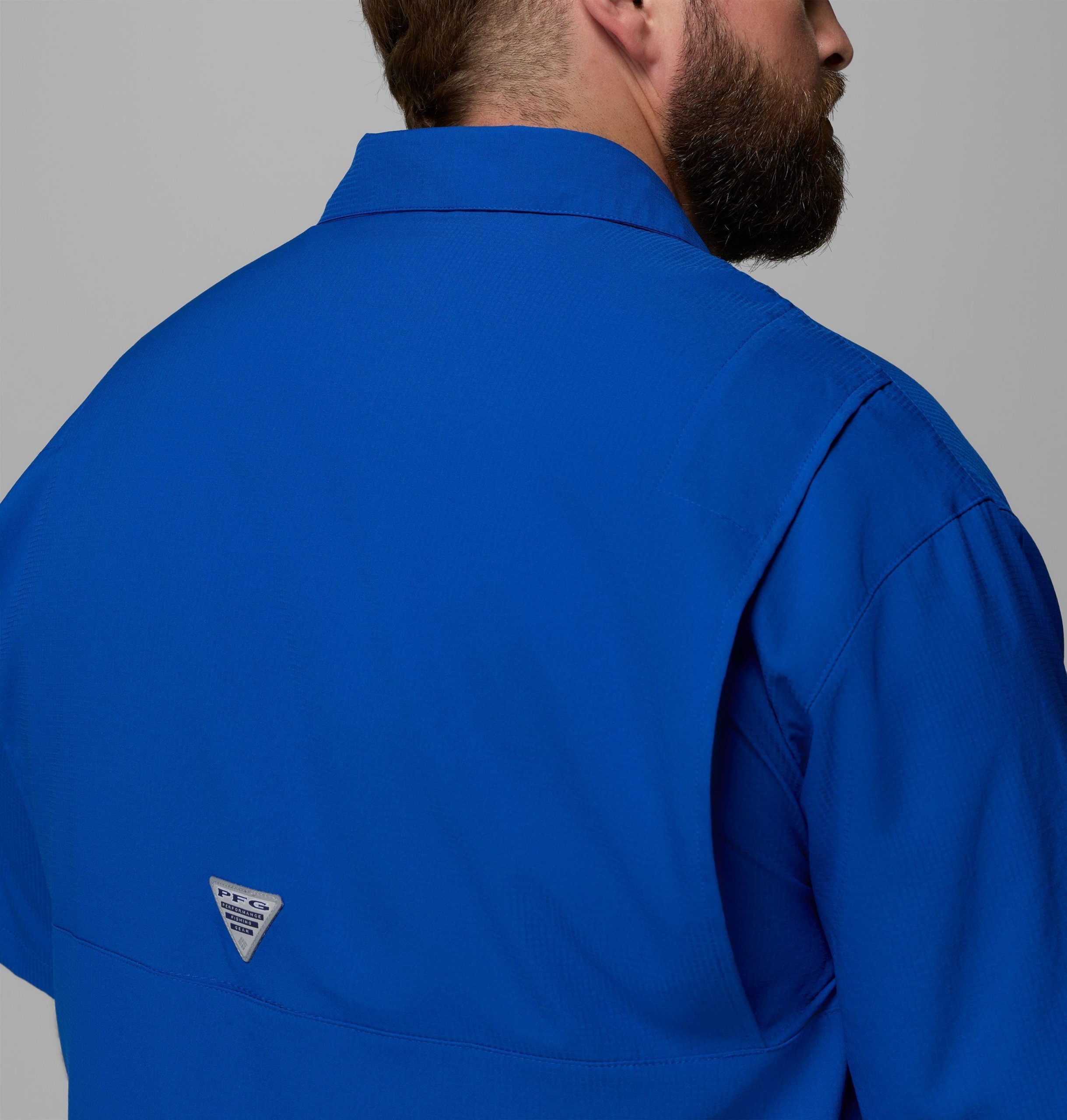 heren pfg tamiami shirt met korte mouwen - grote maat - florida