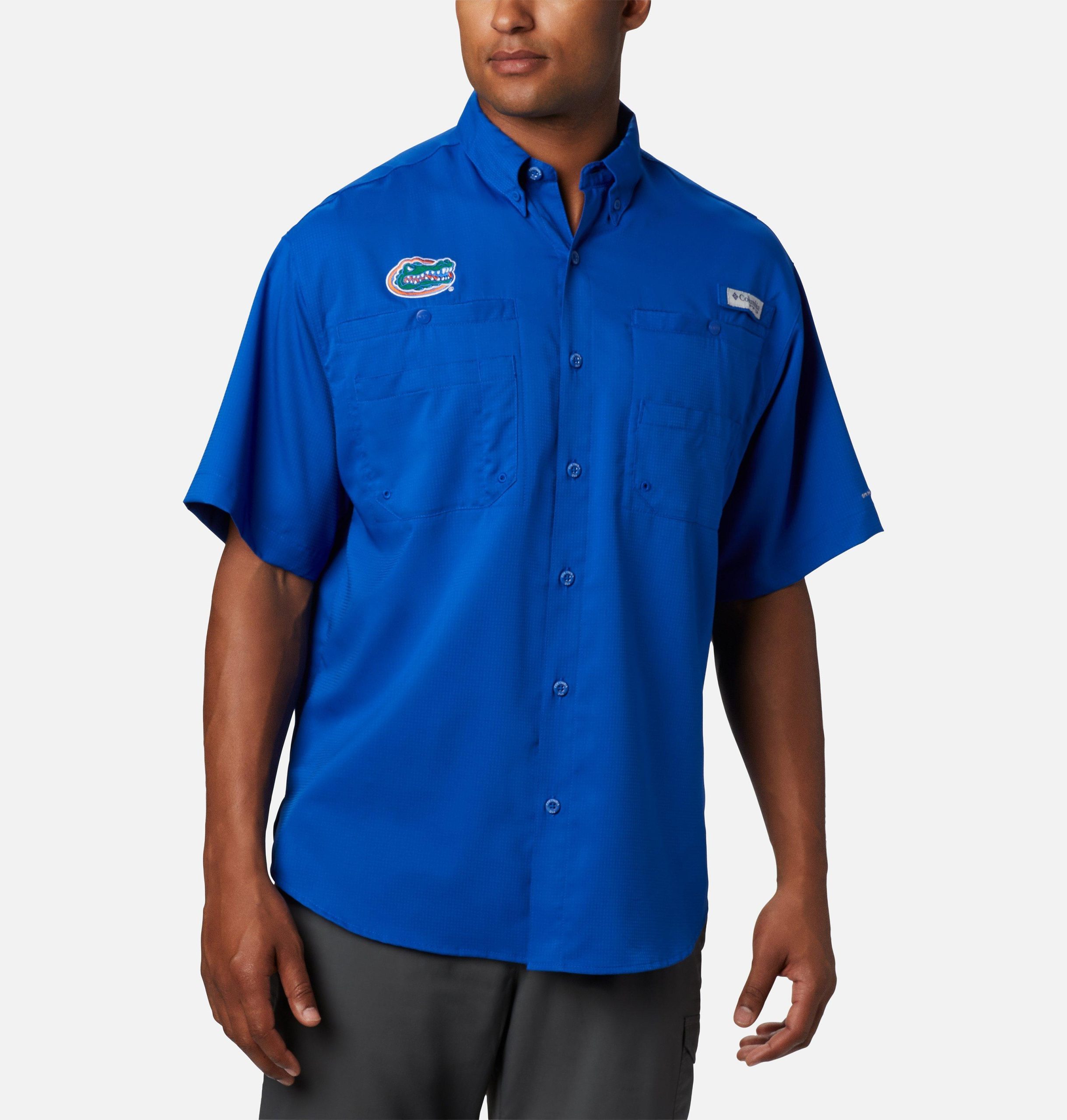 heren pfg tamiami shirt met korte mouwen - lang - florida