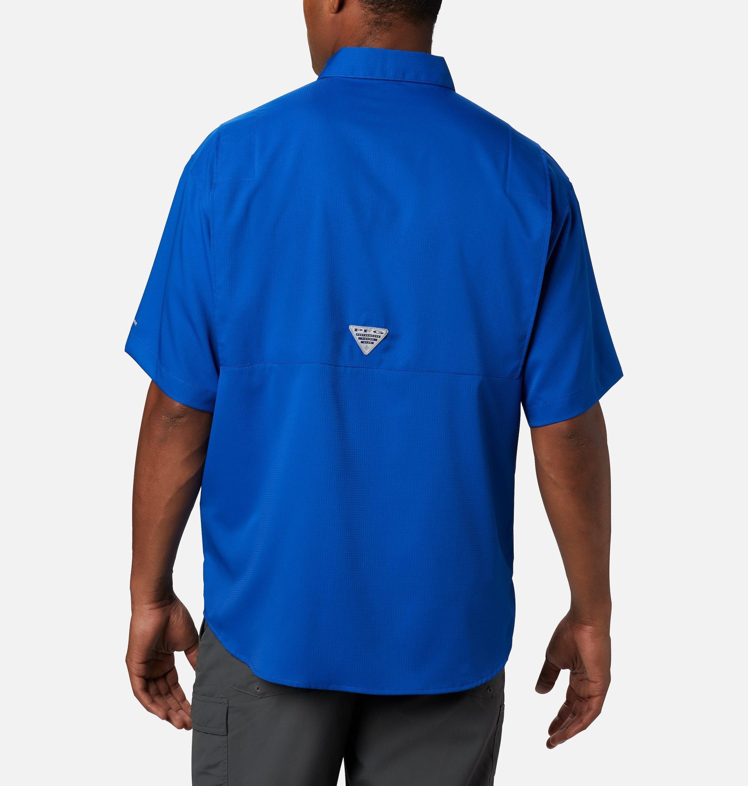 heren pfg tamiami shirt met korte mouwen - lang - florida