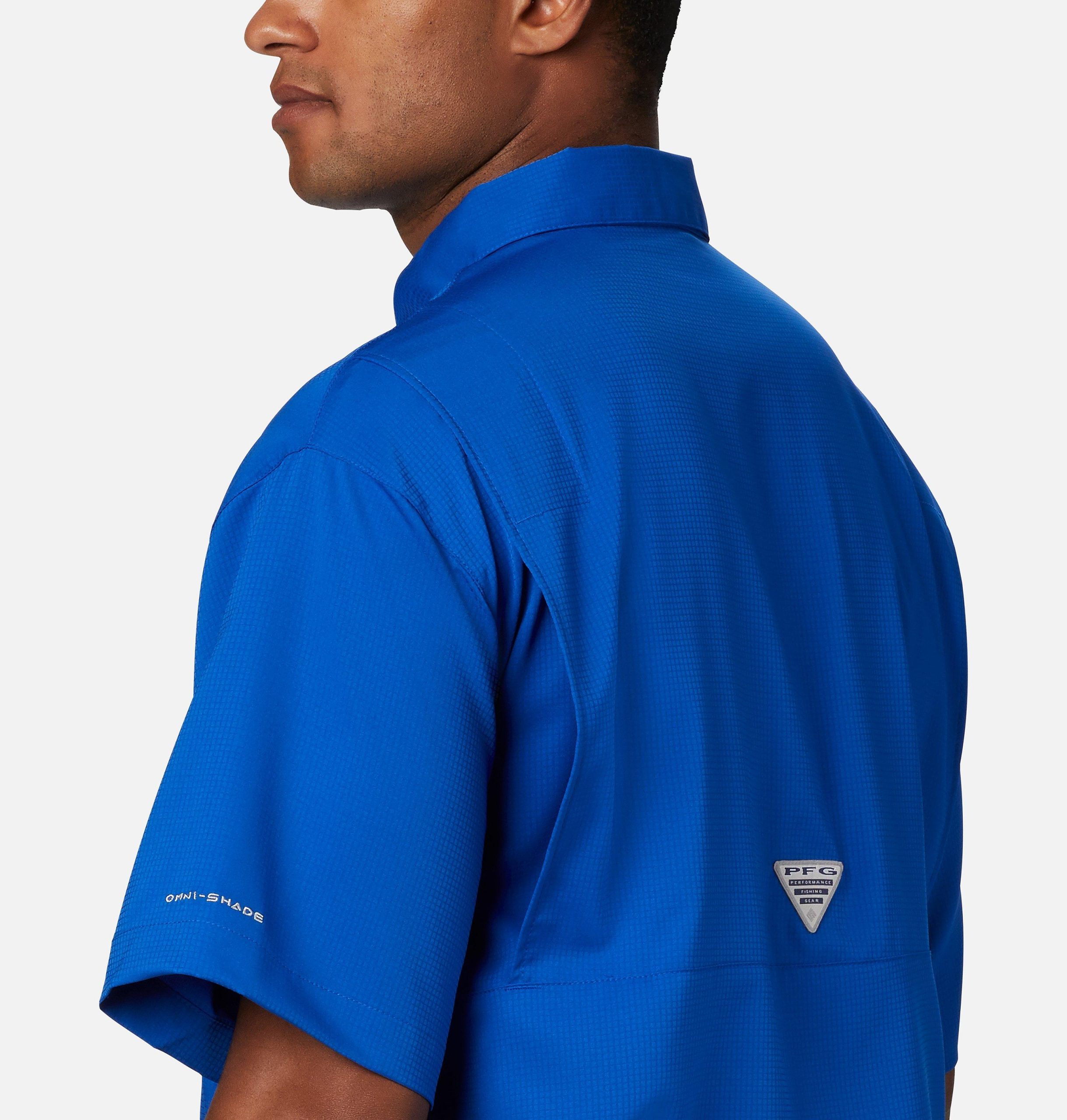 heren pfg tamiami shirt met korte mouwen - lang - florida