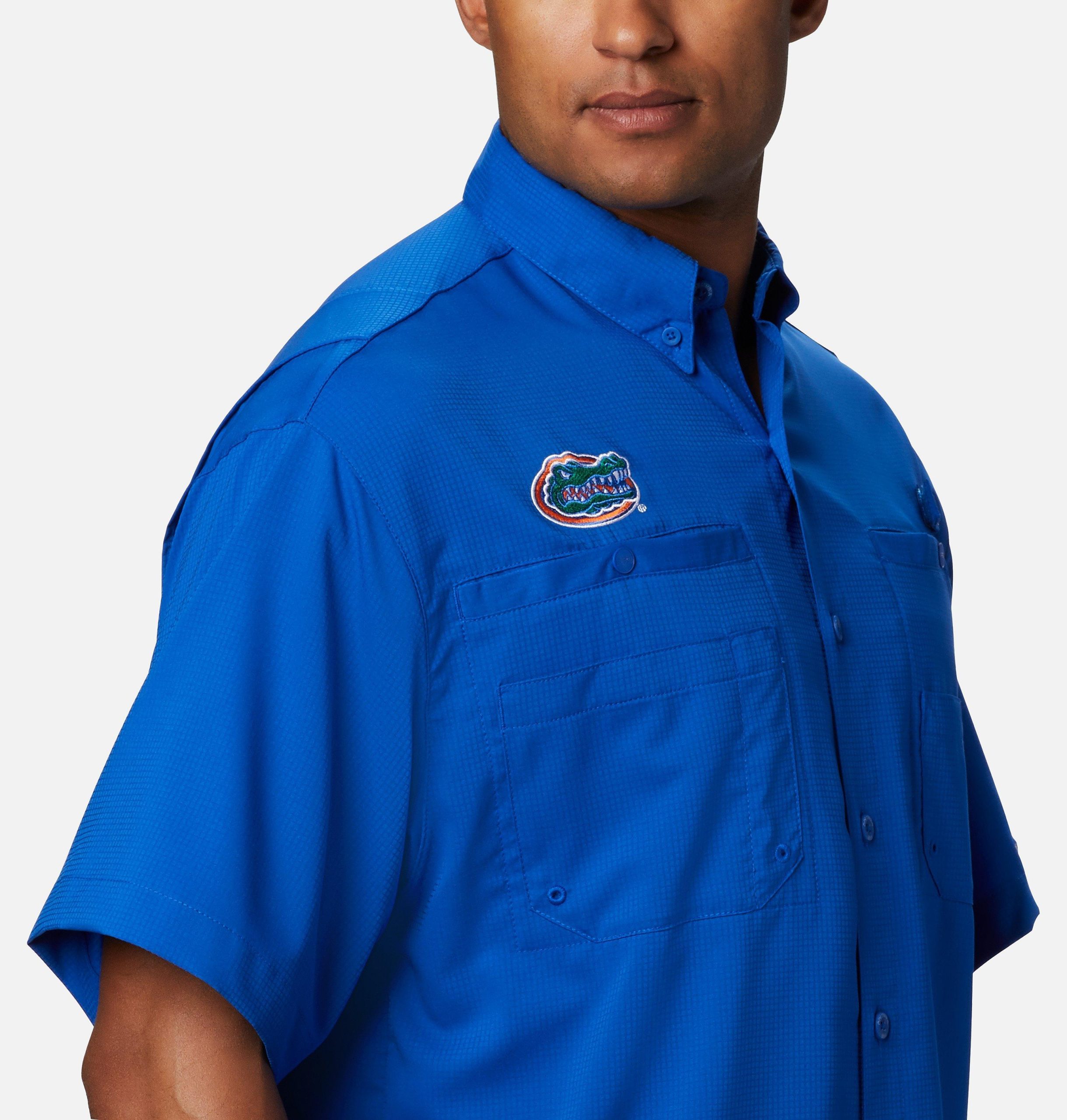 heren pfg tamiami shirt met korte mouwen - lang - florida