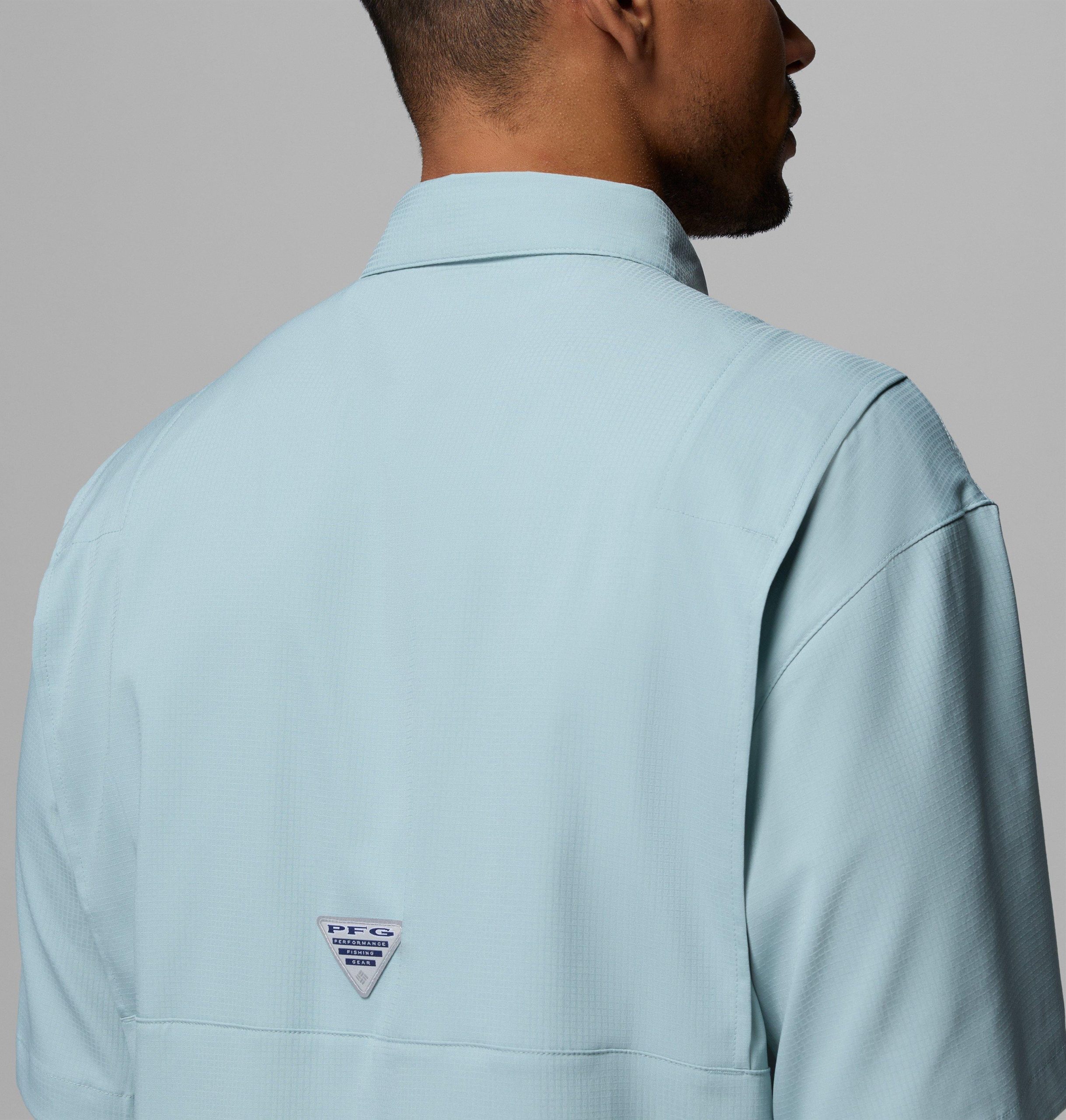 heren pfg tamiami shirt met korte mouwen - lang - louisiana