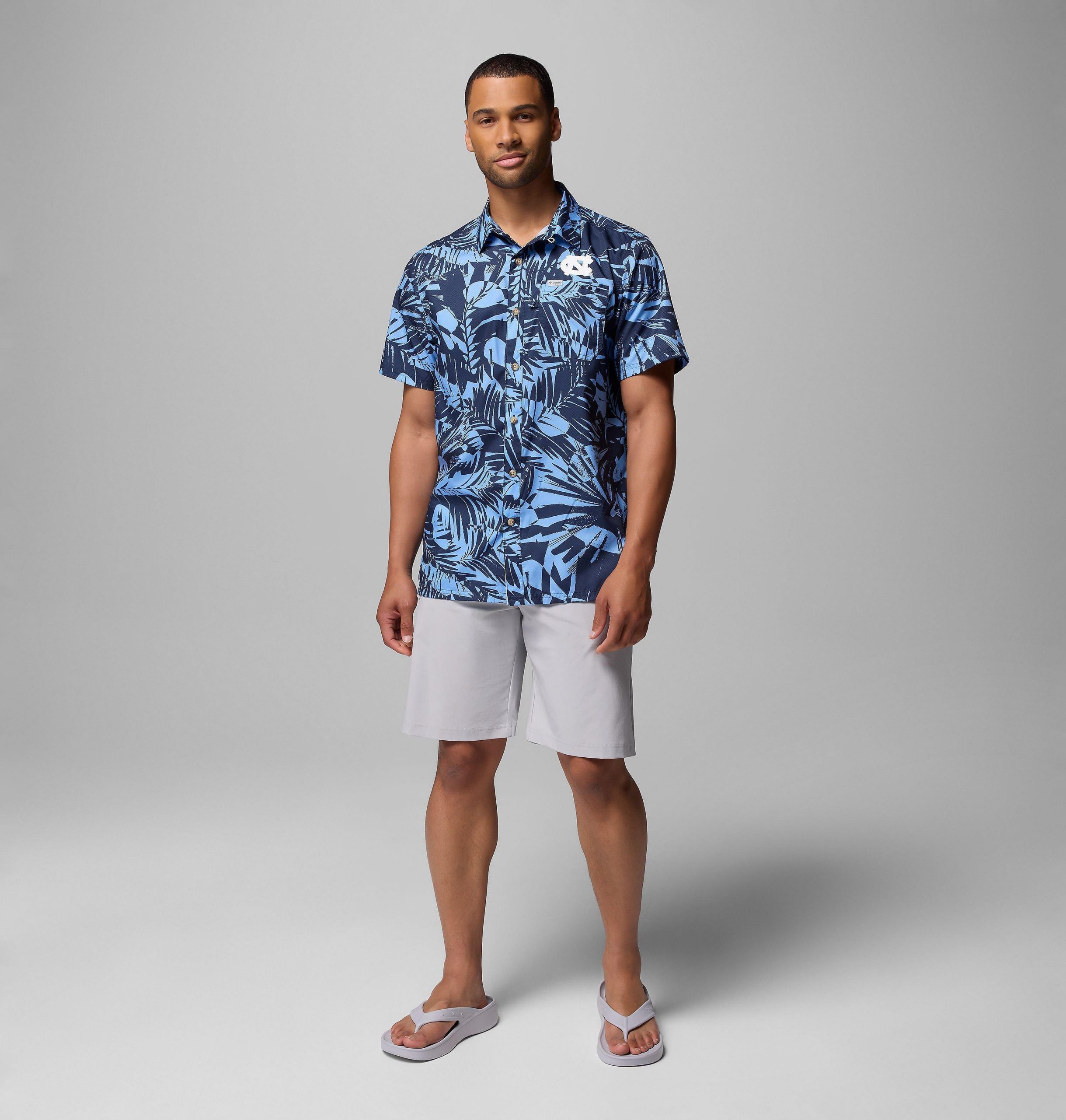 heren pfg super slack tide shirt - north carolina