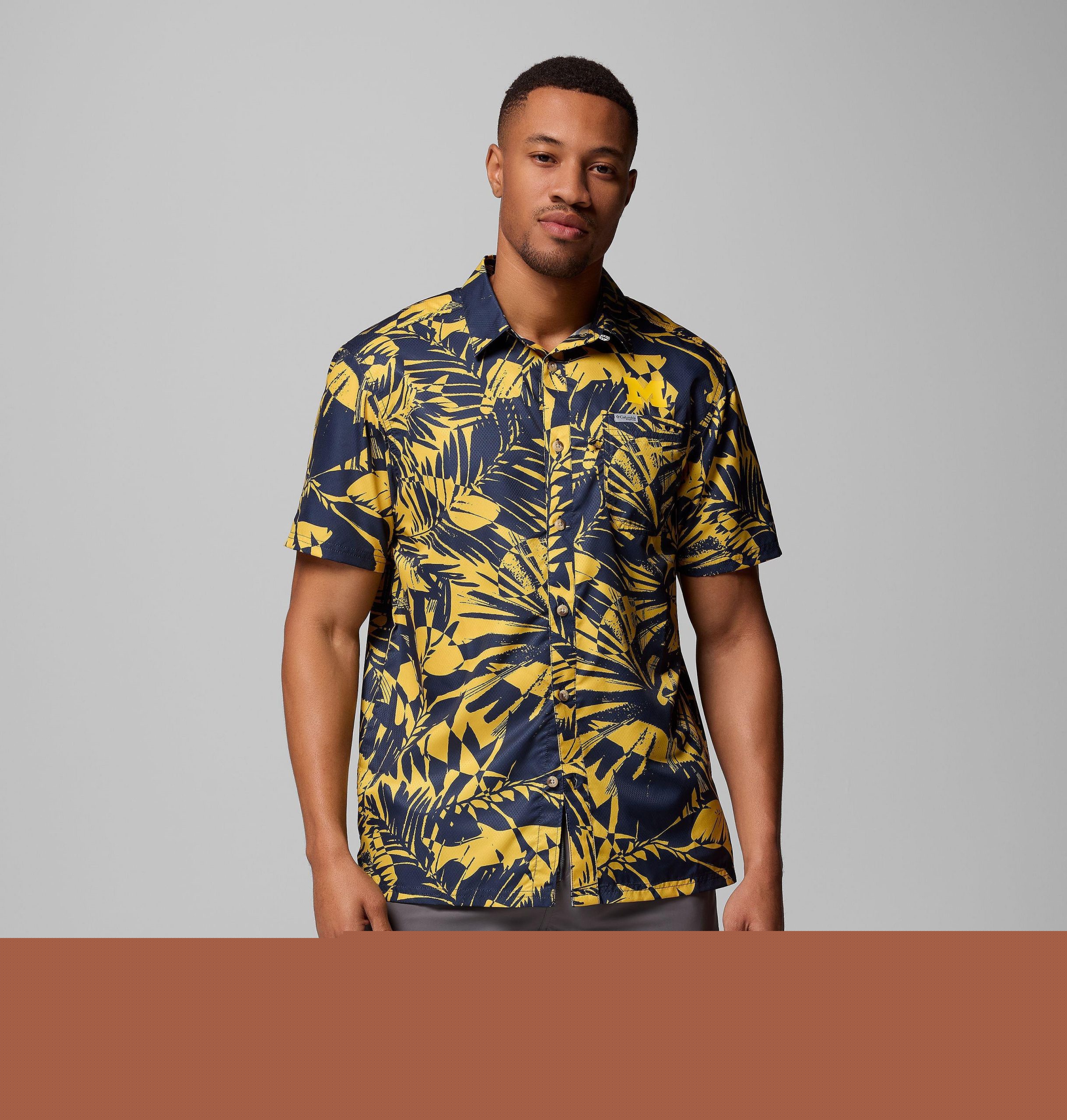 heren pfg super slack tide shirt - michigan