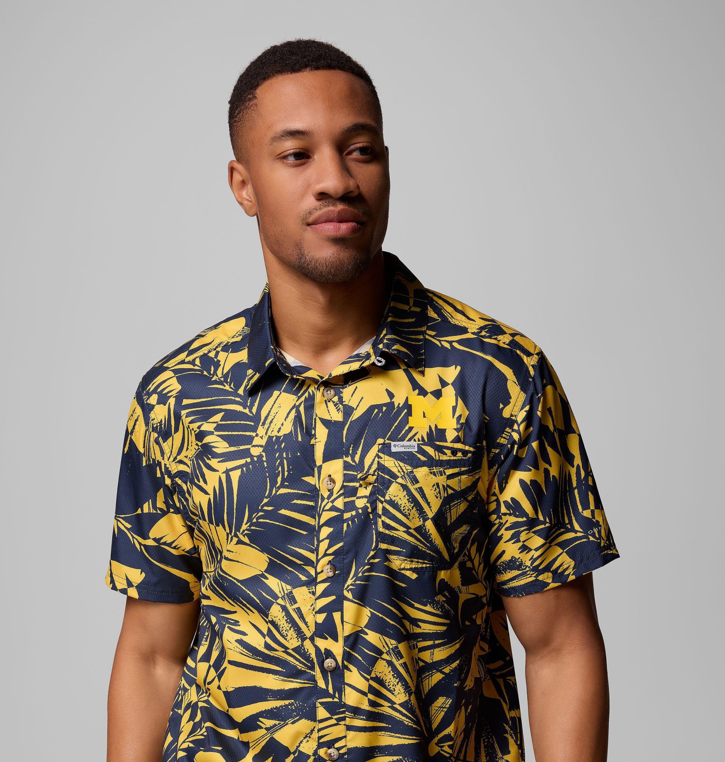 heren pfg super slack tide shirt - michigan