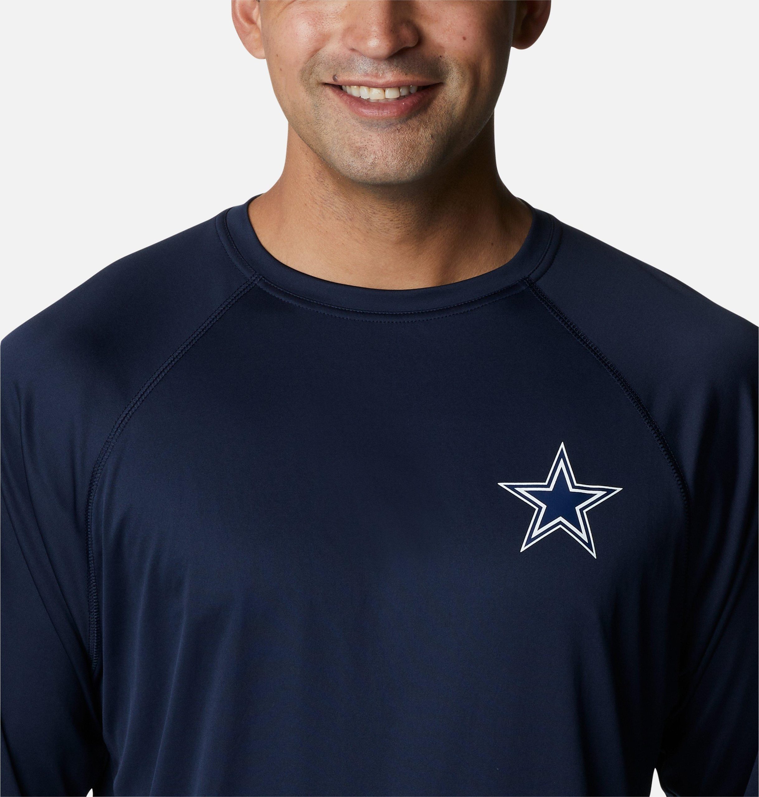heren pfg terminal tackle shirt met lange mouwen - dallas cowboys