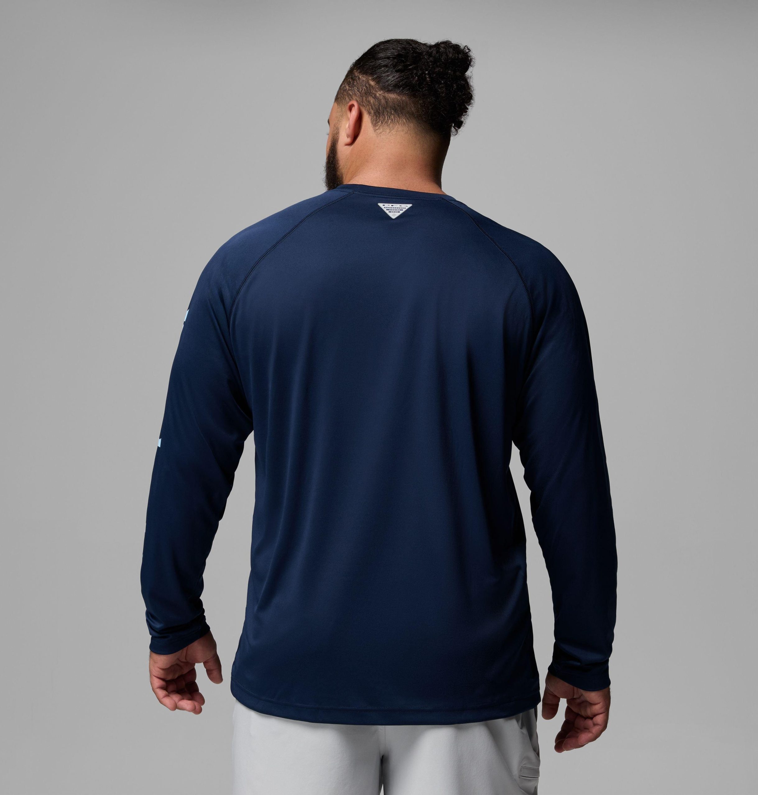 heren pfg terminal tackle shirt met lange mouwen - grote maat - north carolina