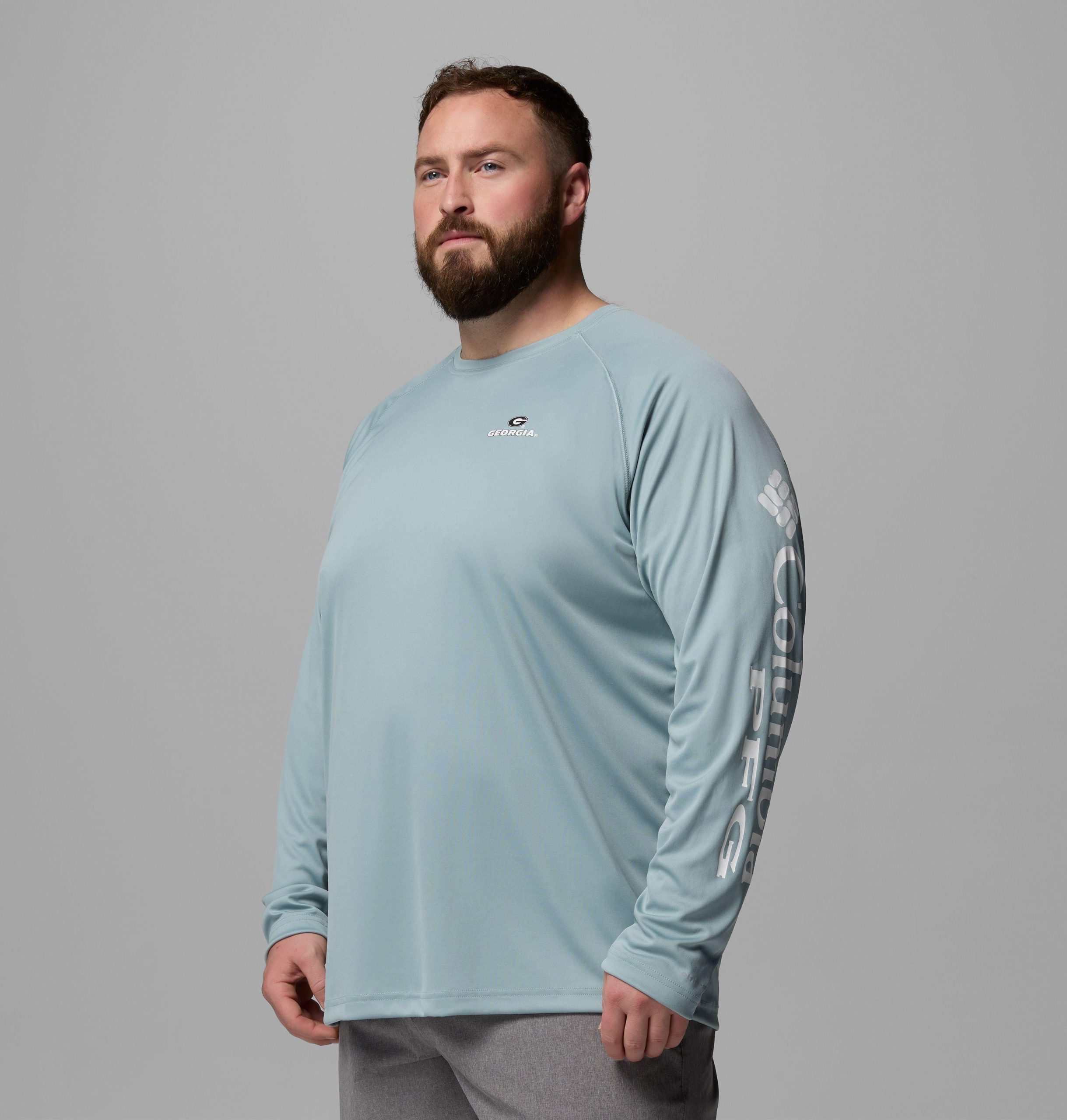 heren pfg terminal tackle shirt met lange mouwen - grote maat - georgia