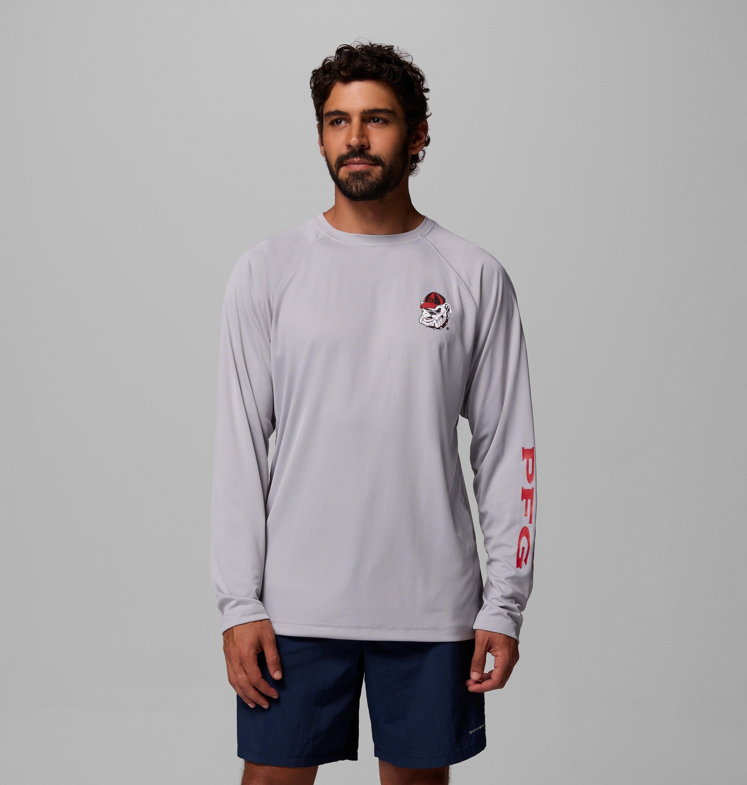 heren pfg terminal tackle shirt met lange mouwen - tall - georgia