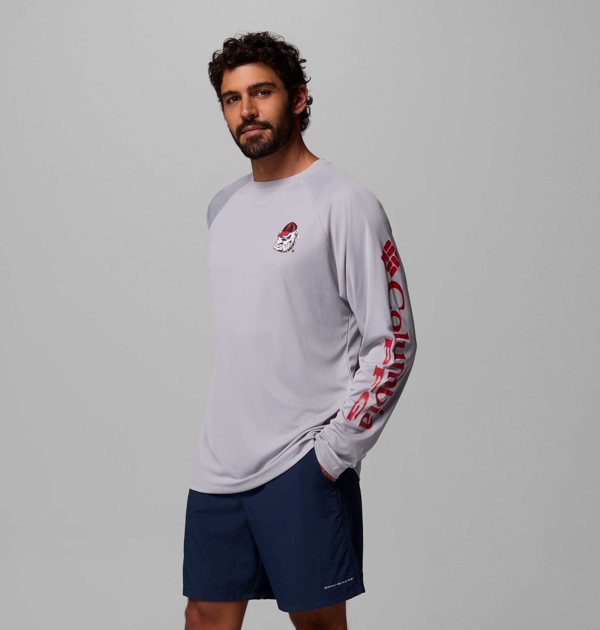heren pfg terminal tackle shirt met lange mouwen - tall - georgia
