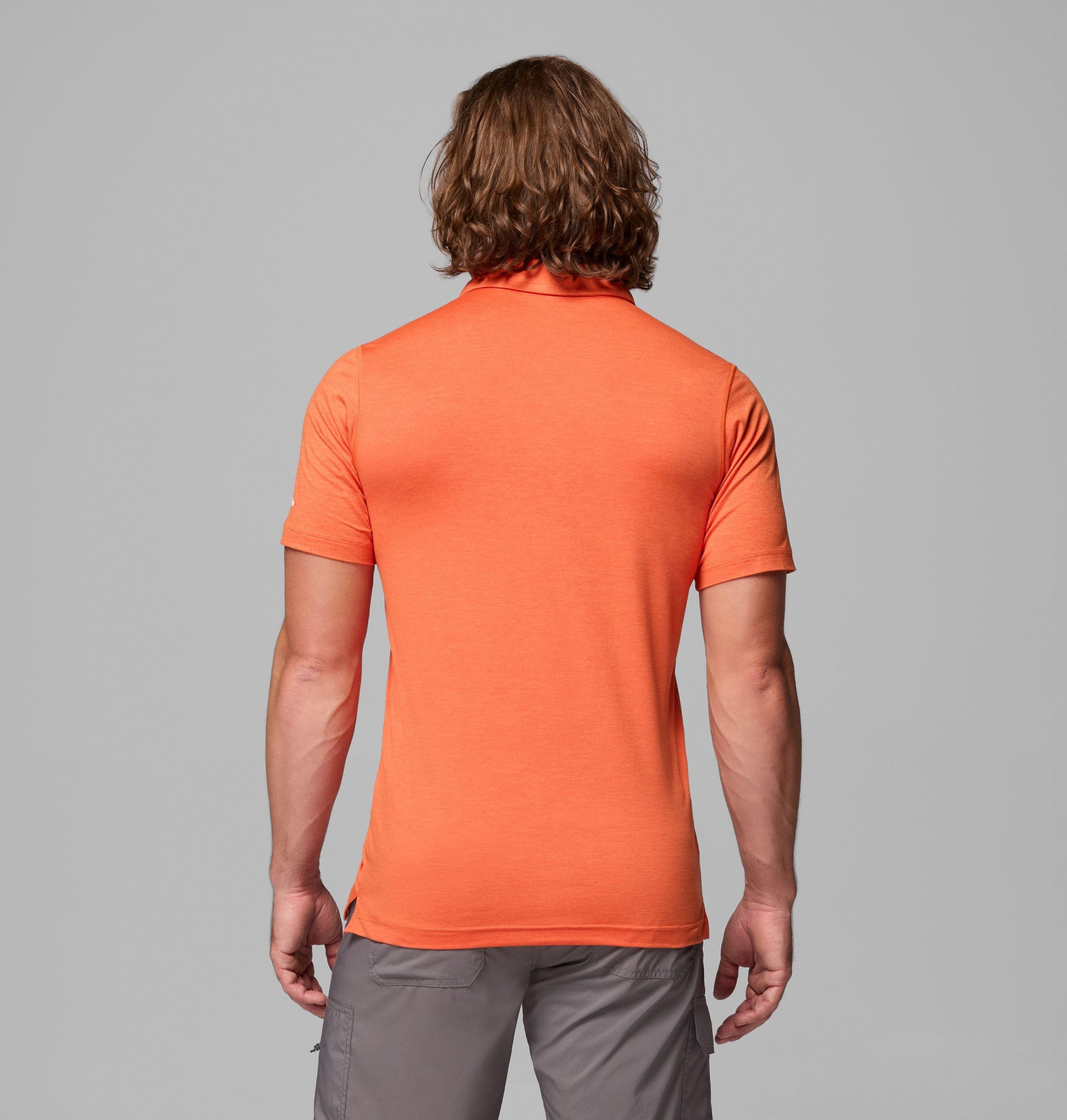 heren collegiate tech trail polo - clemson