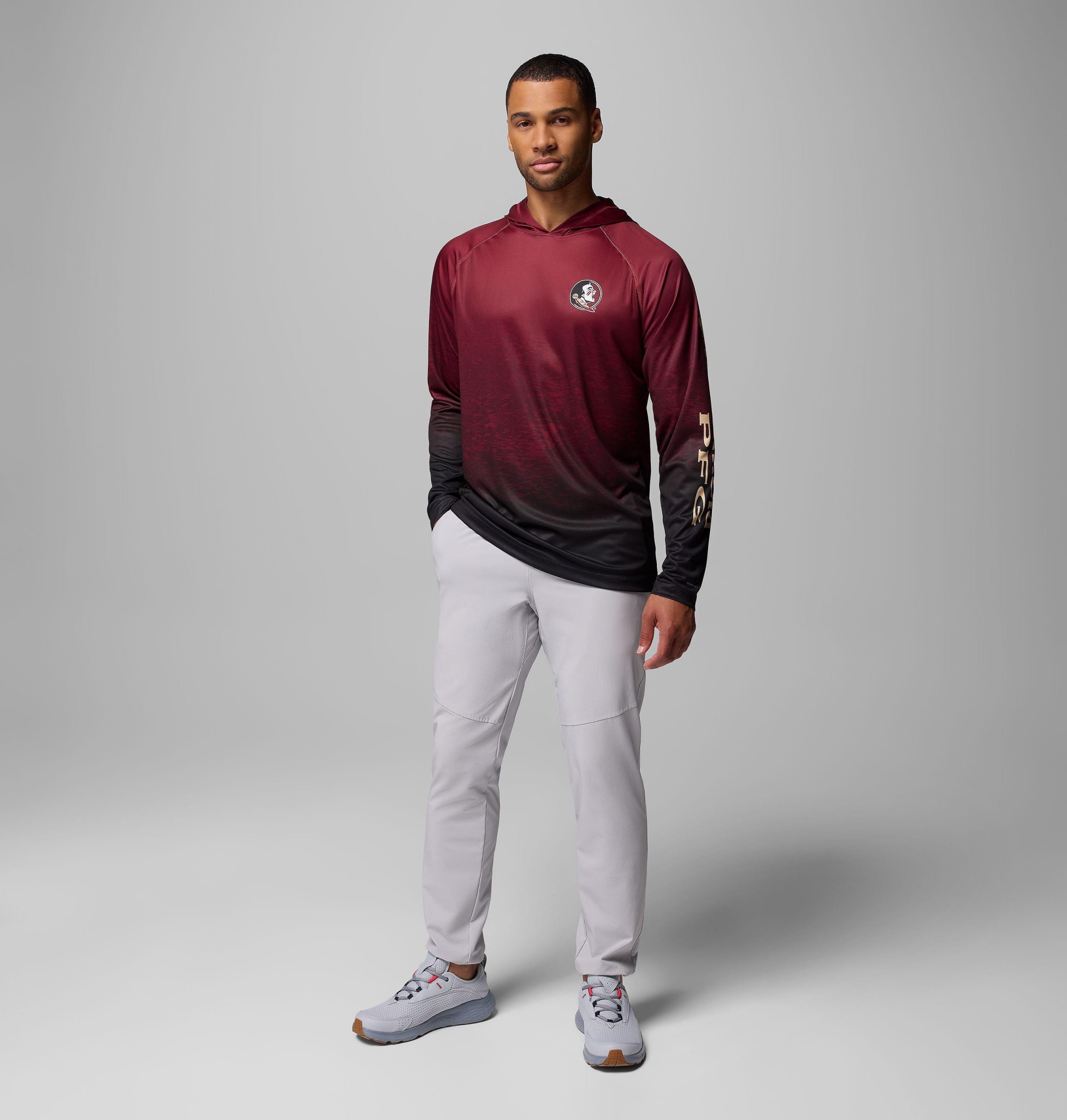 heren pfg super terminal tackle hoodie - florida state