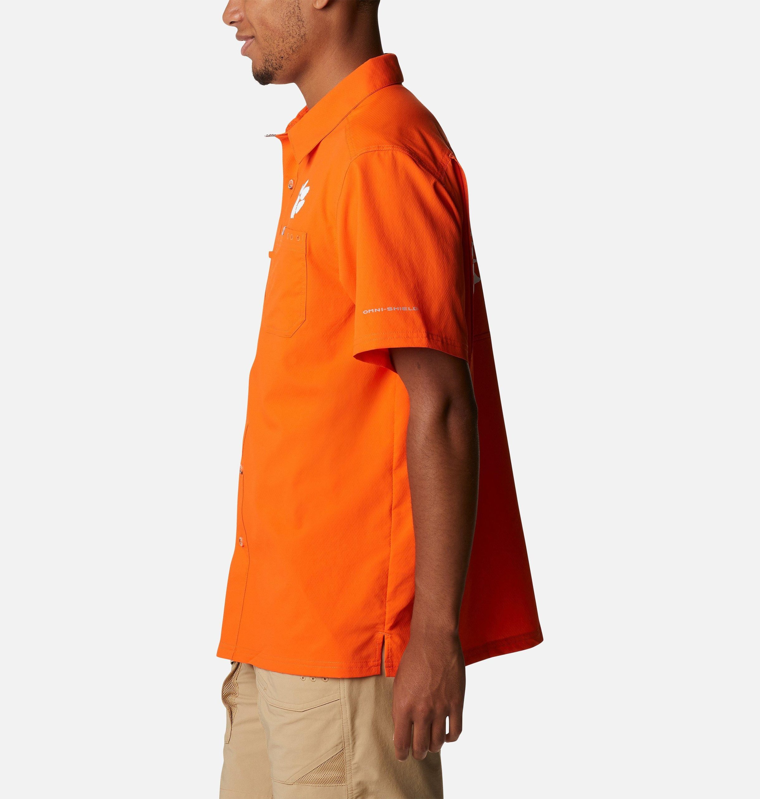 heren pfg slack tide camp shirt - clemson