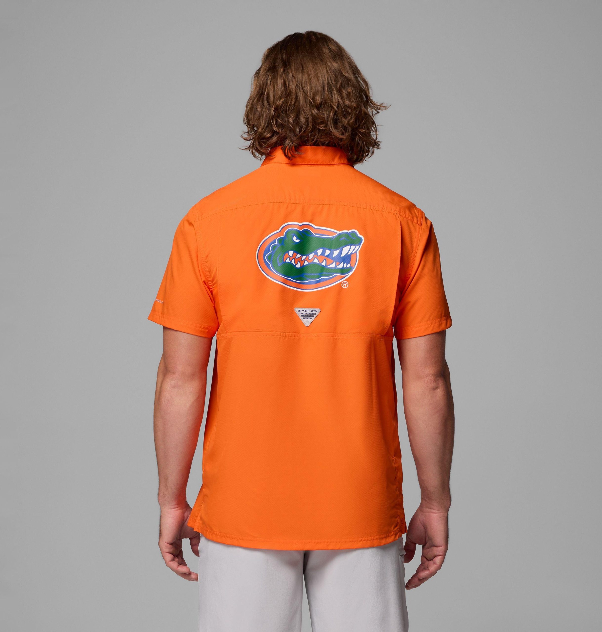 heren pfg slack tide camp shirt - florida