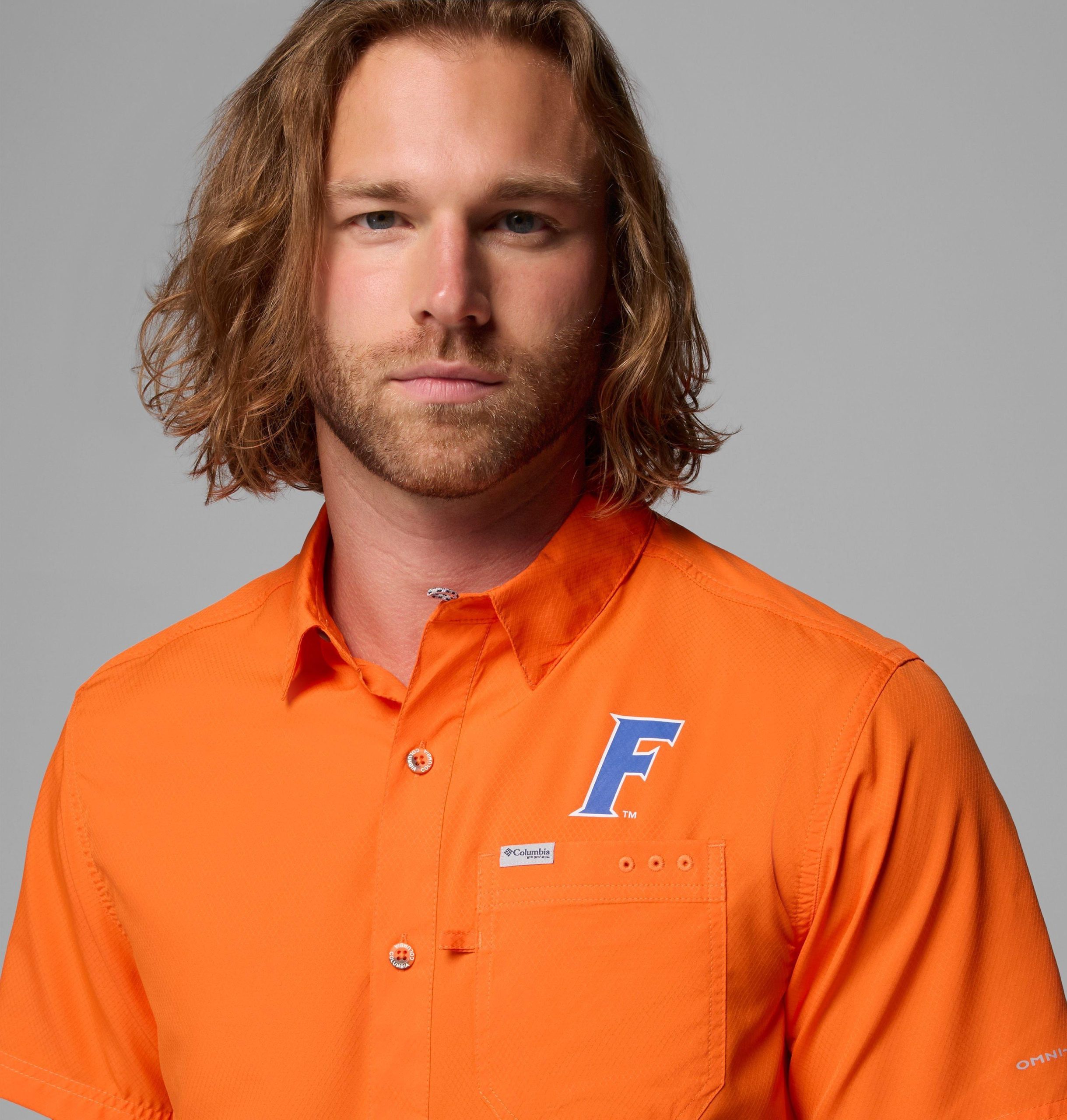 heren pfg slack tide camp shirt - florida