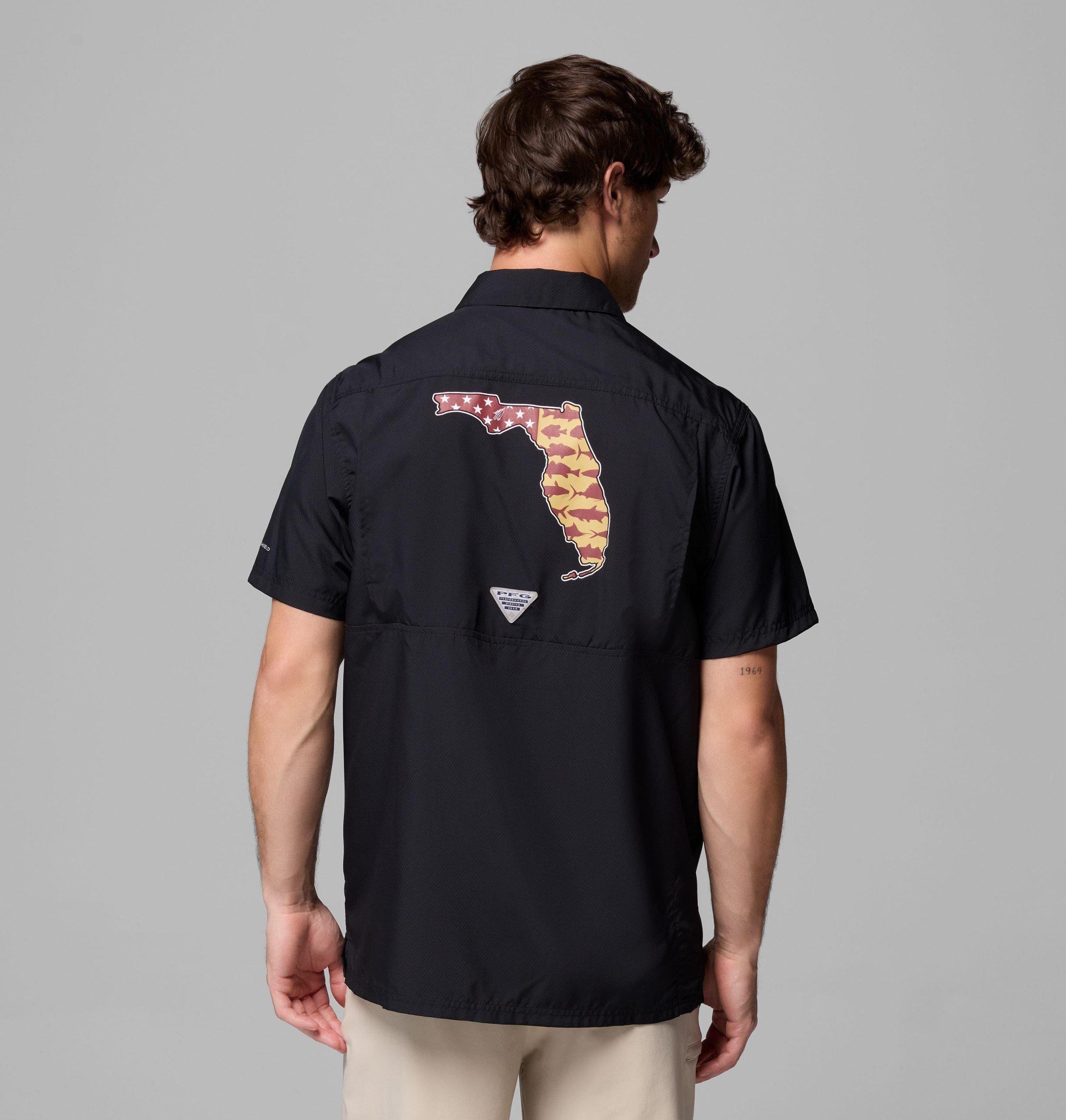 heren pfg slack tide camp shirt - florida state