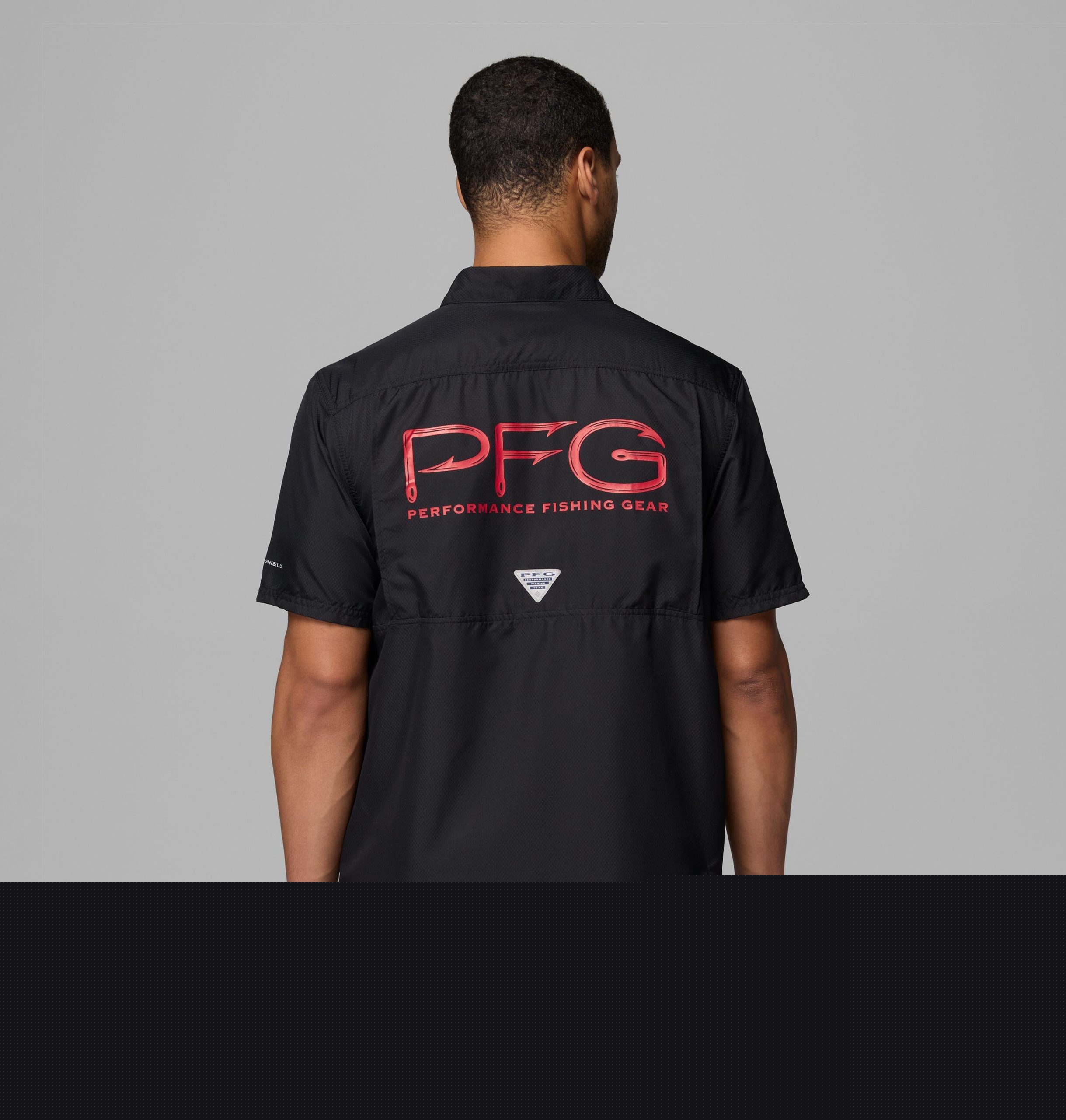 heren pfg slack tide camp shirt - georgia