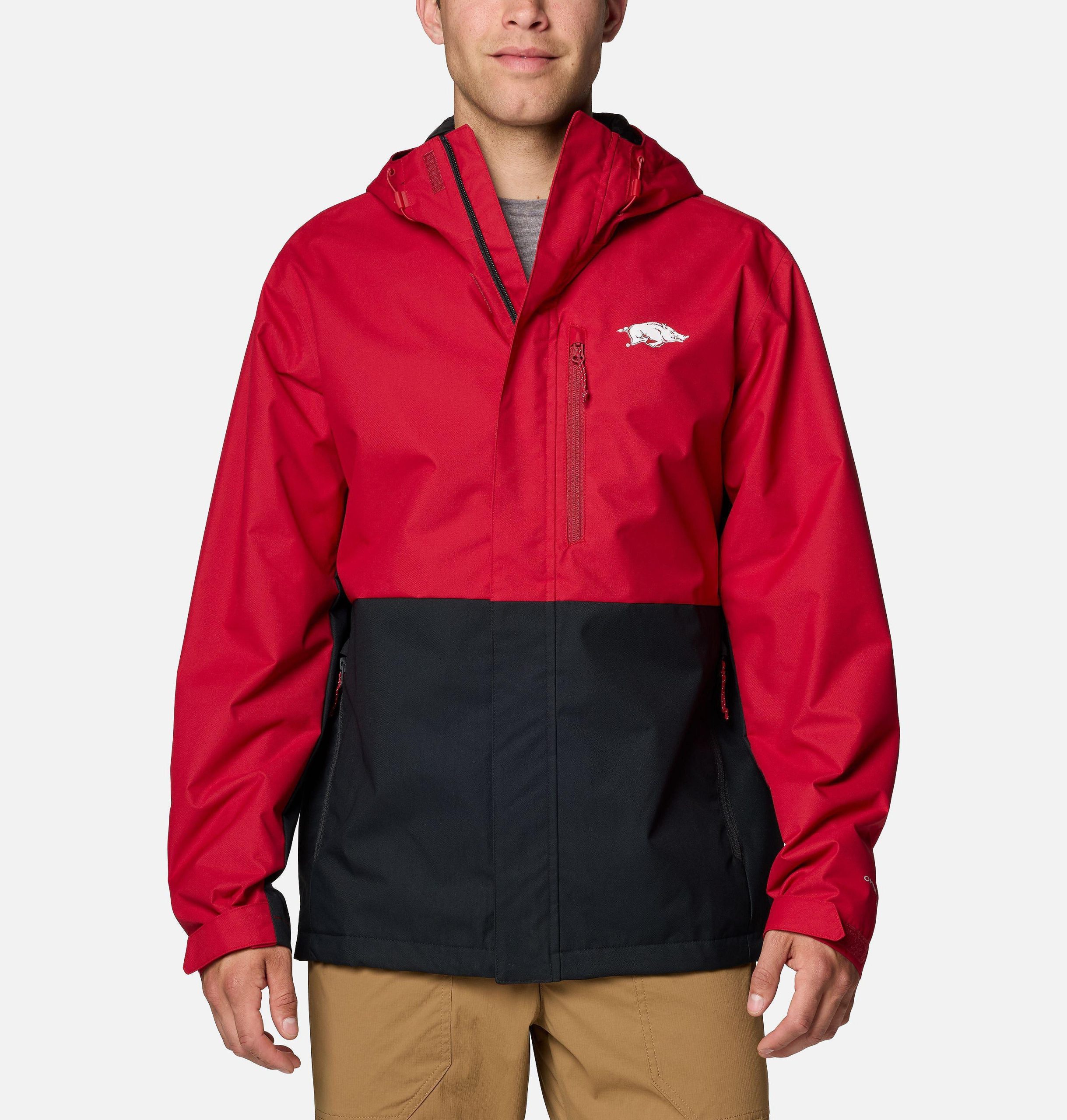 heren collegejack met veldophanging - arkansas